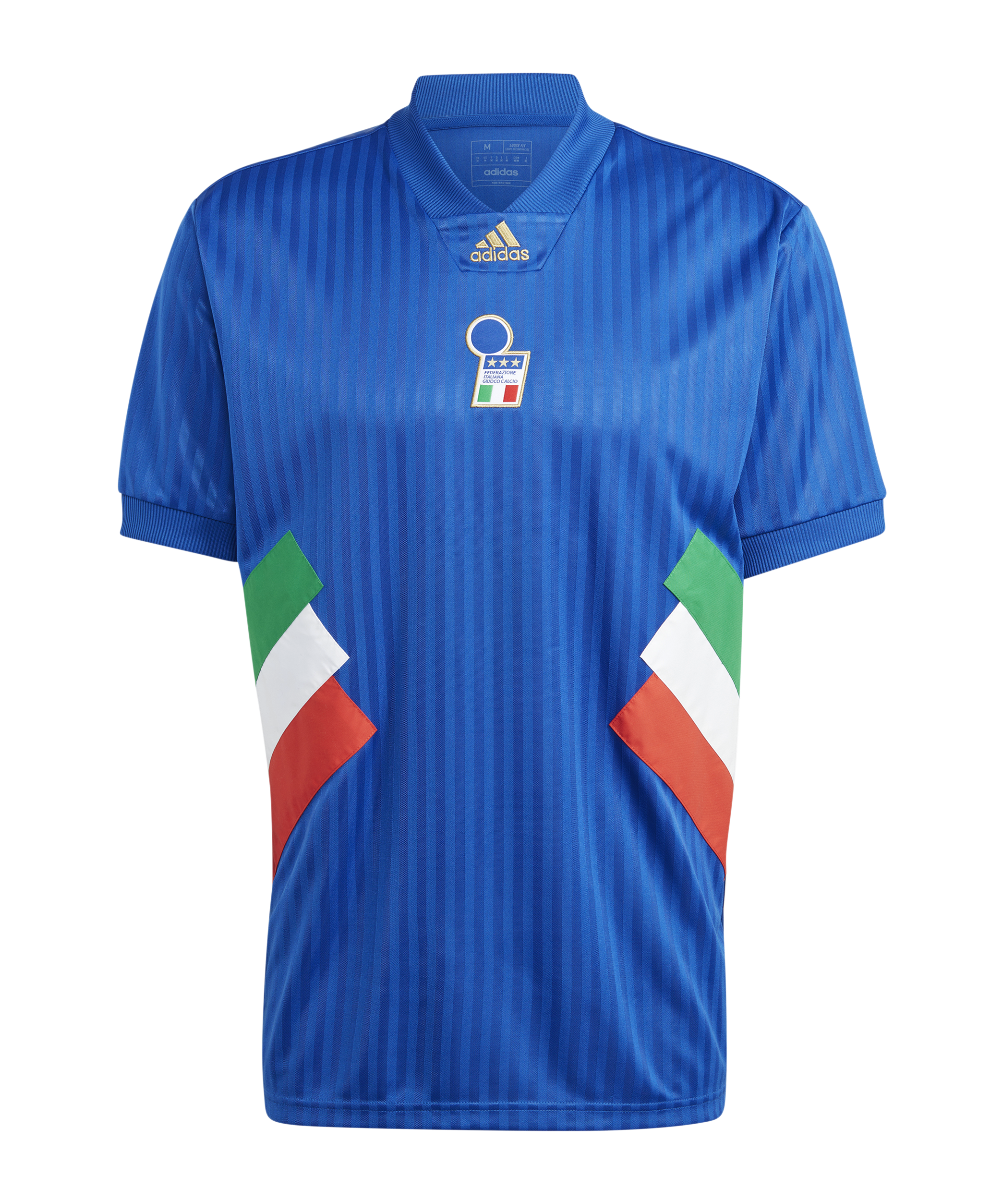 adidas Italien Icon Trikot Blau - blau
