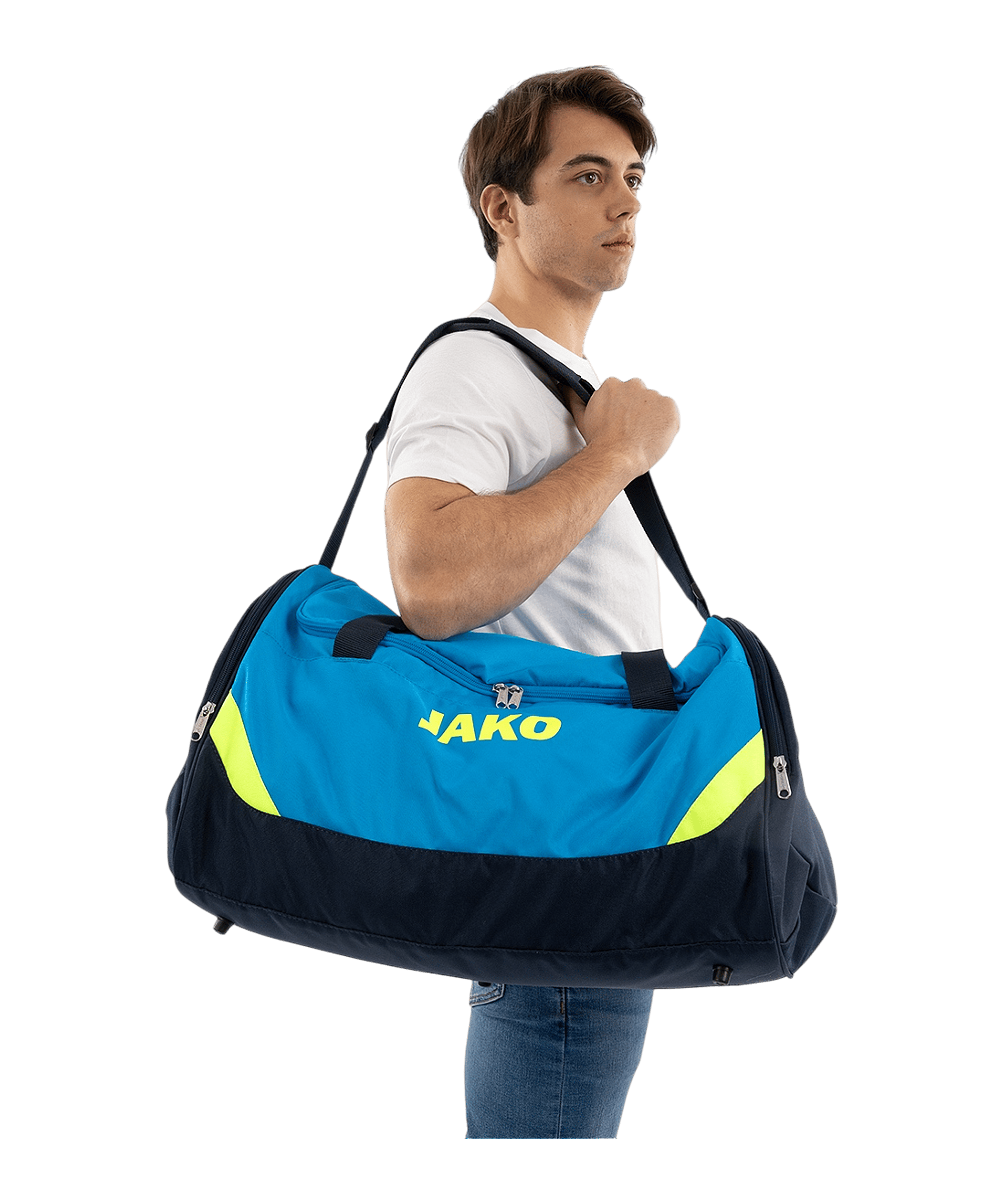 JAKO Iconic Gr. L Tasche Blau F444 - blau