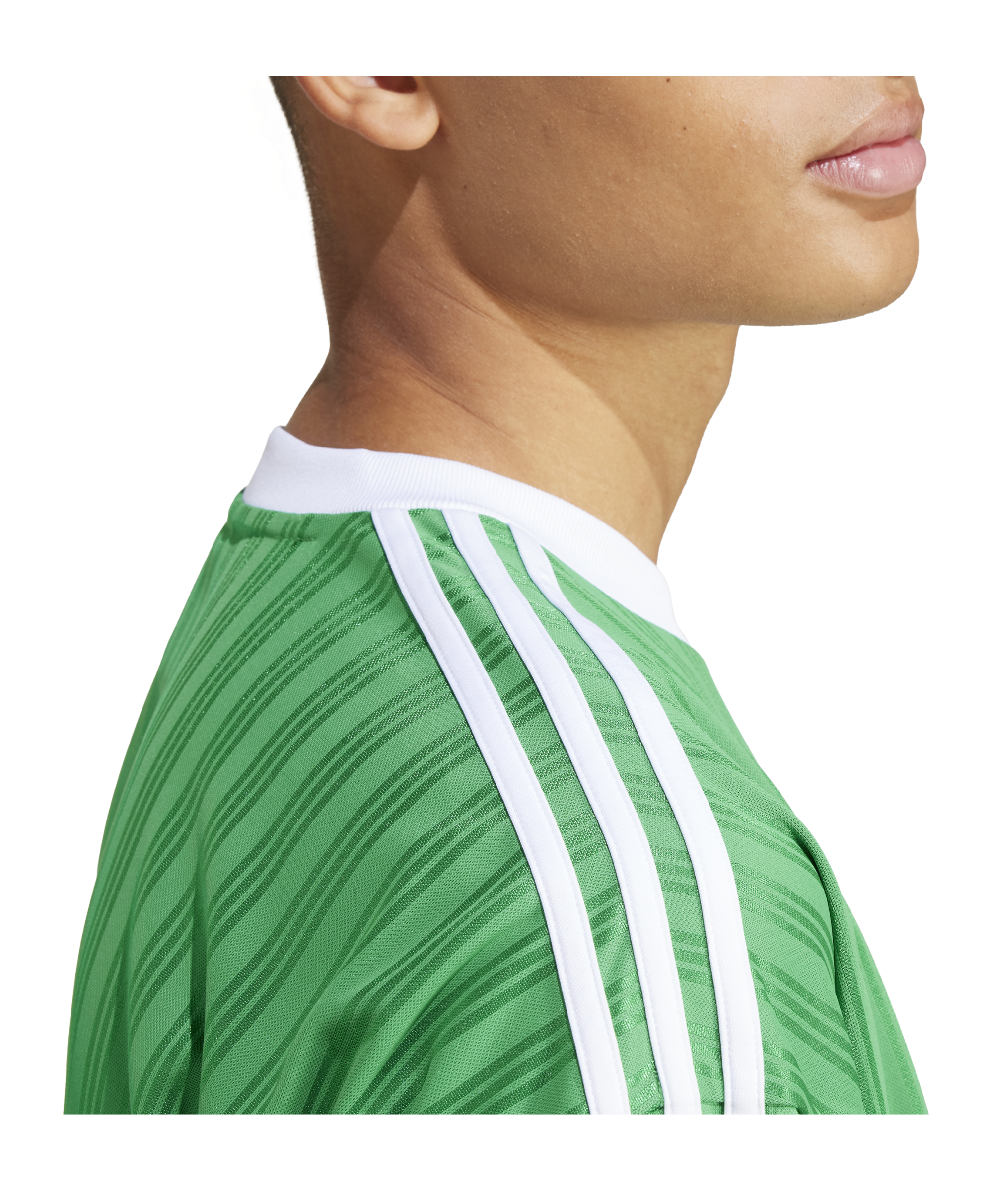 adidas Originals Adicolor Poly T-Shirt Grün Weiss - gruen