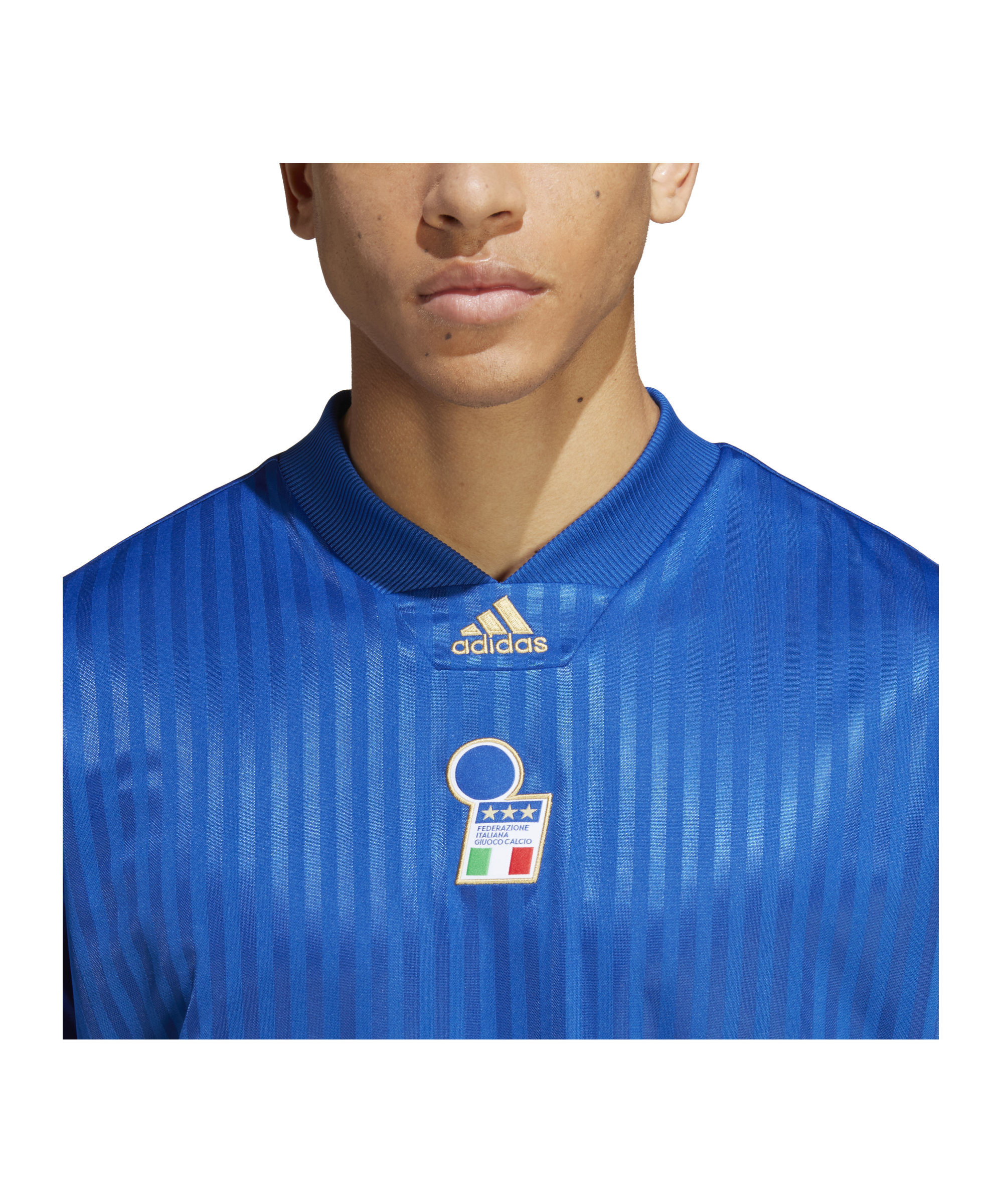 adidas Italien Icon Trikot Blau - blau