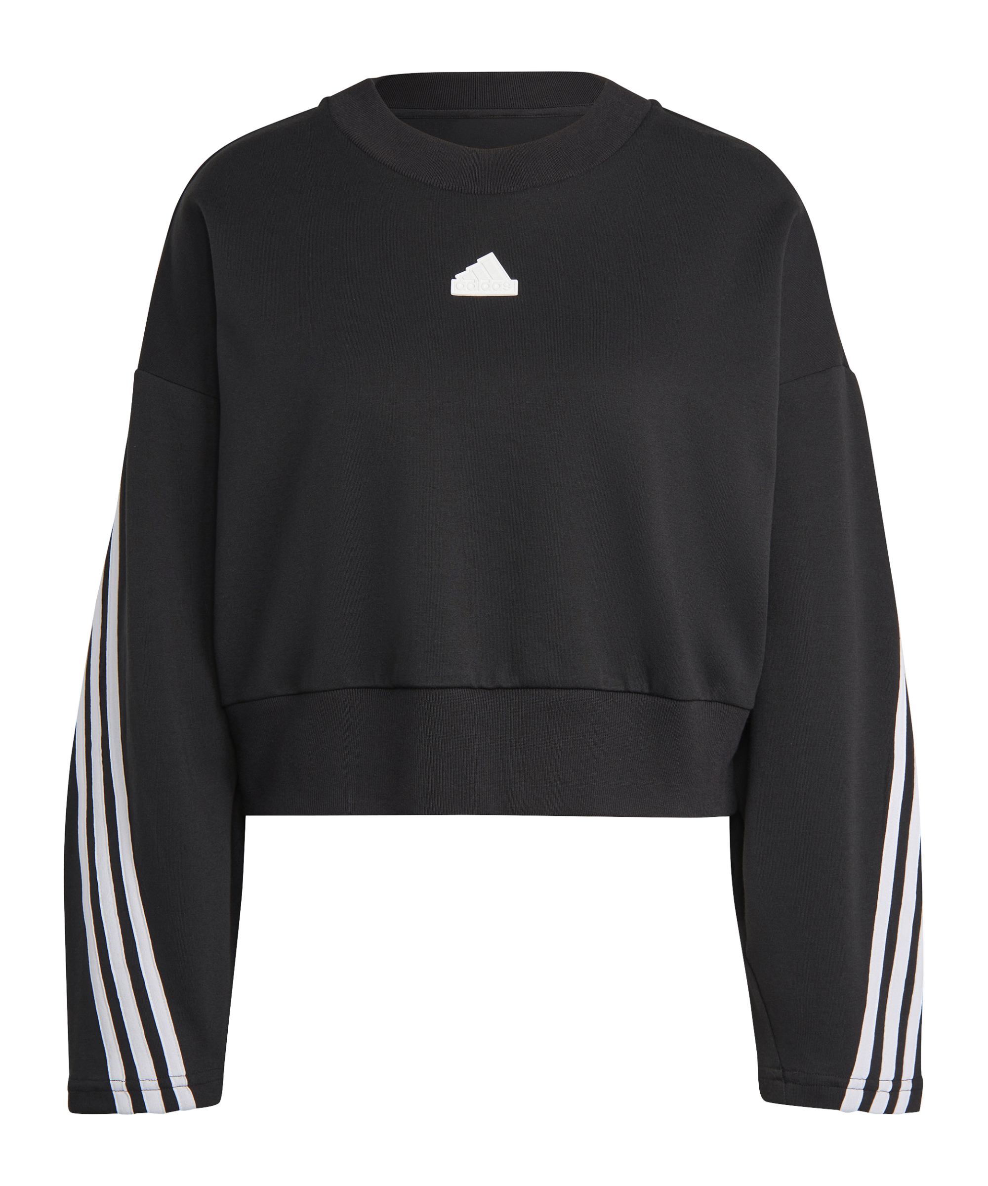 adidas Future Icons 3-Stripes Sweatshirt Black - schwarz