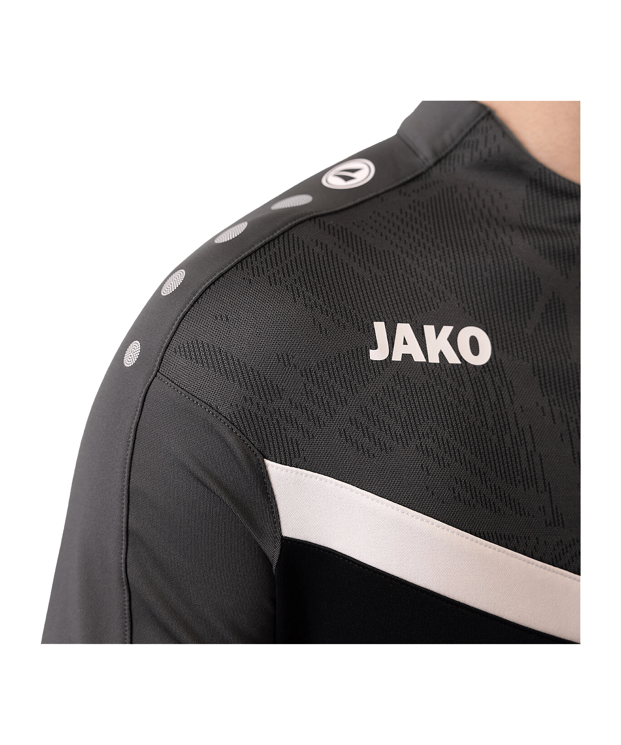 JAKO Iconic HalfZip Sweatshirt Schwarz F801 - schwarz