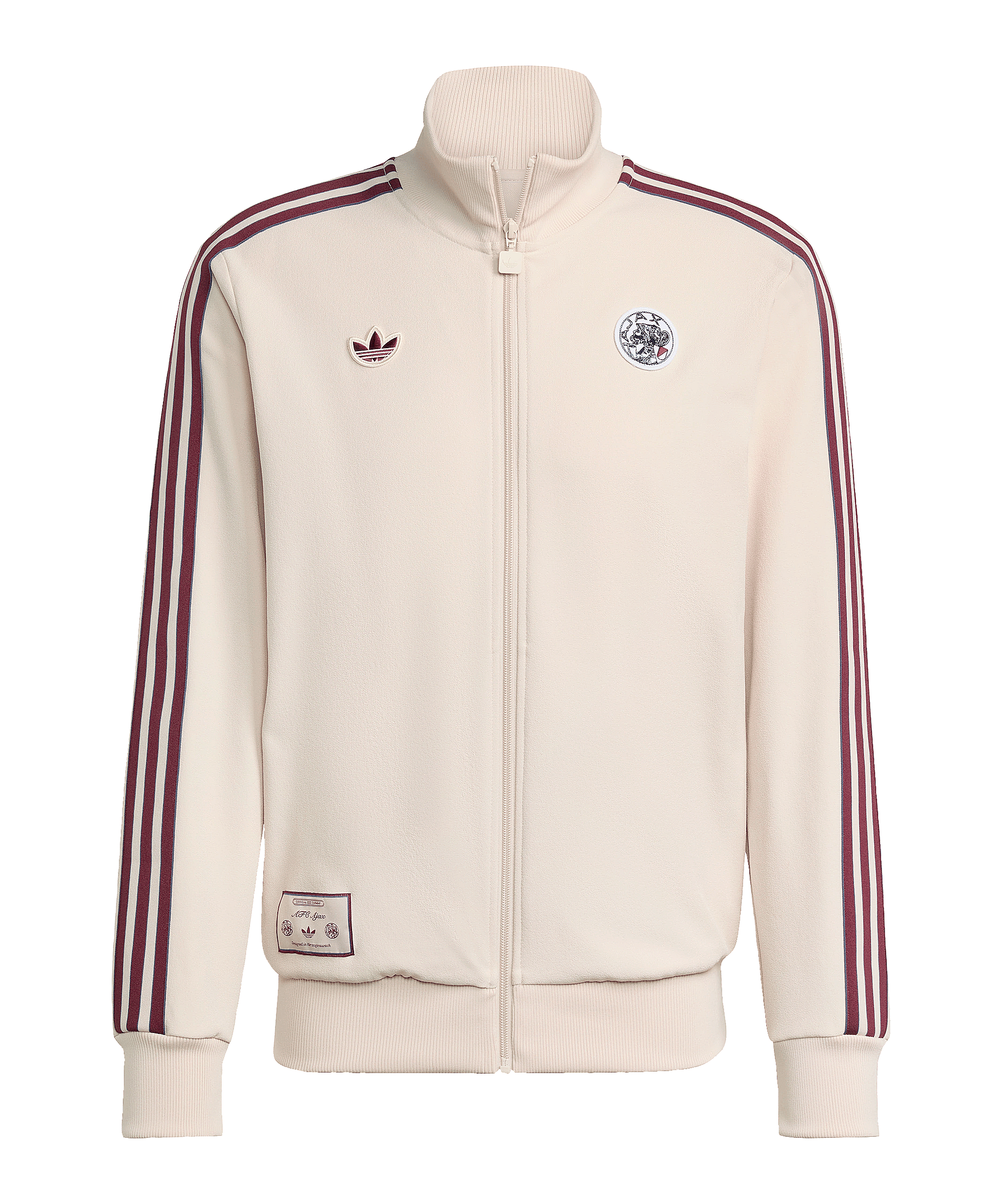 adidas Ajax Amsterdam Icon Track Sweatshirt Beige - beige