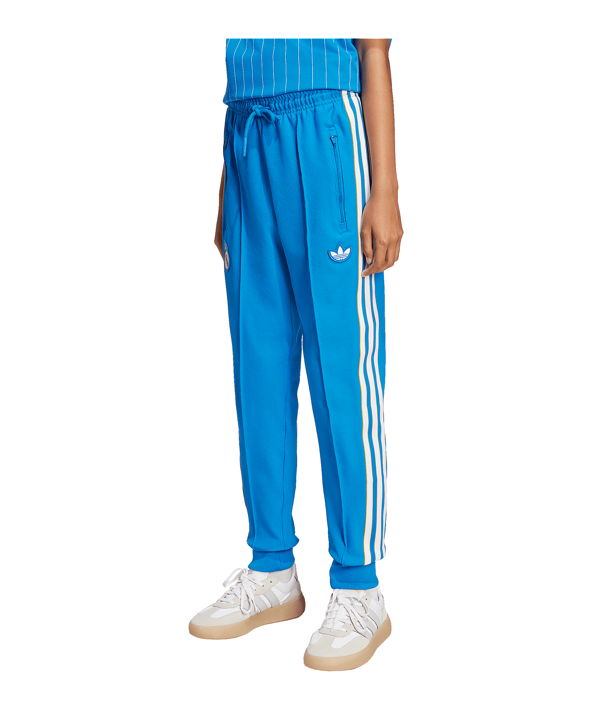adidas Real Madrid Icon Track Hose Kids Blau - blau