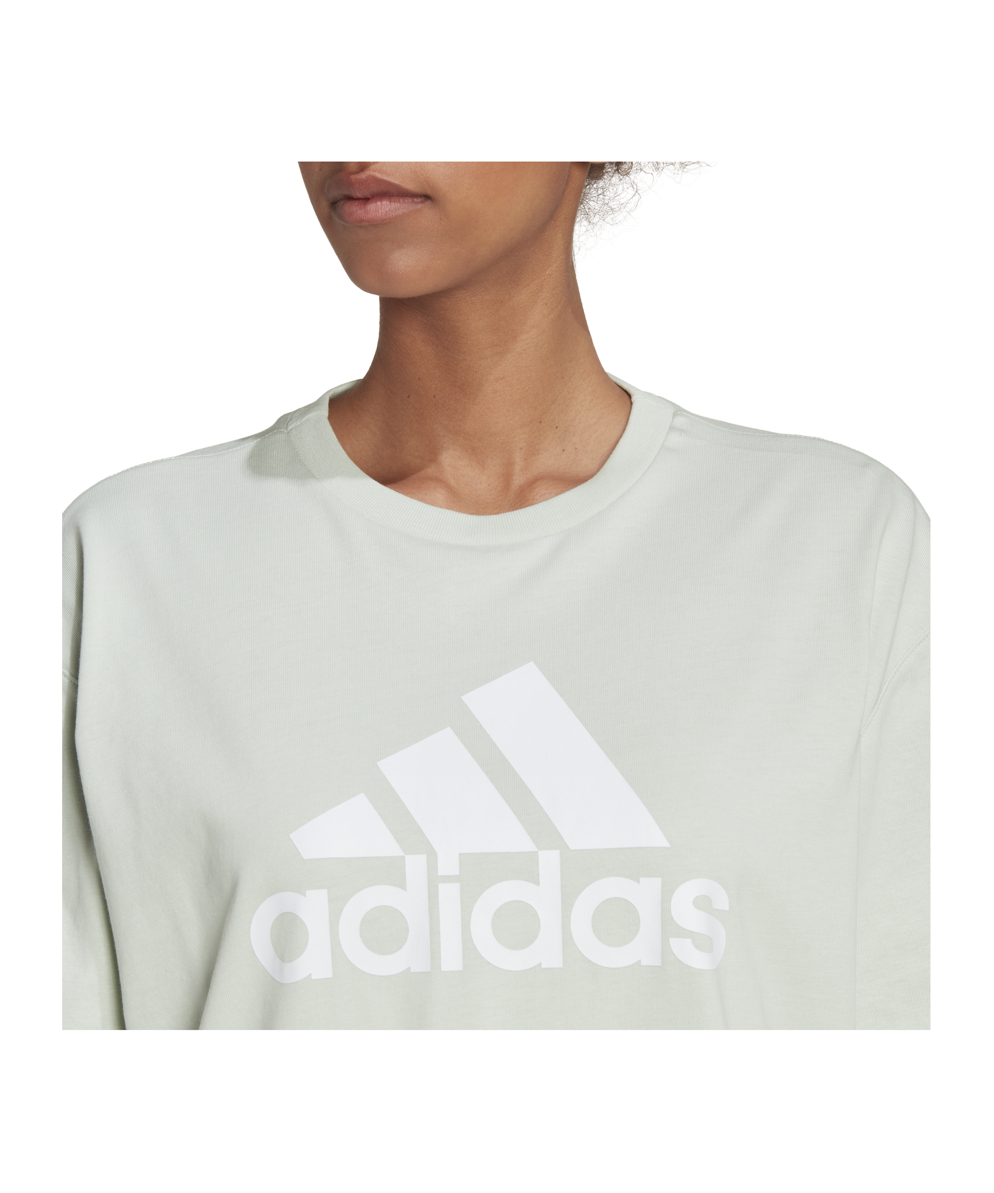 adidas Future Icons Badge of Sport T-Shirt Damen Grün - gruen