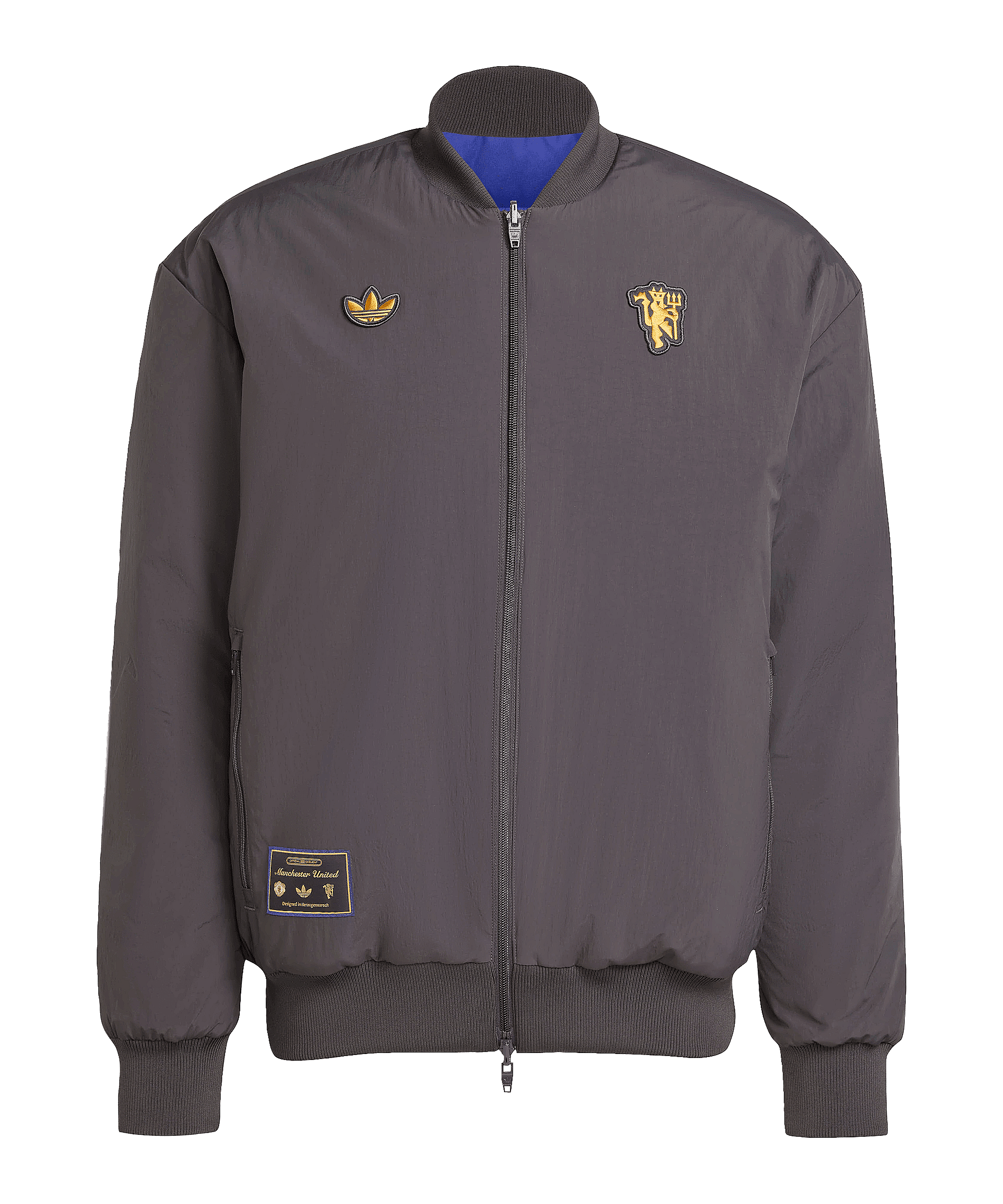 adidas Manchester United Icon Jacke Schwarz - schwarz