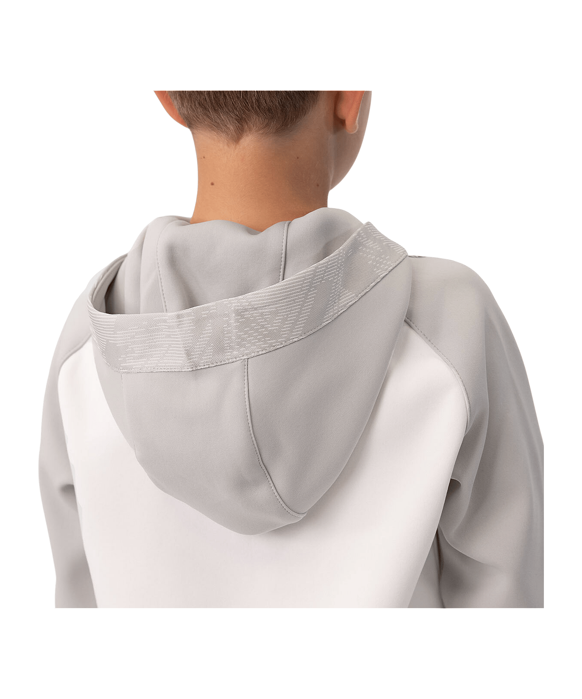 JAKO Icon Kapuzenjacke Kids Weiss Grau F016 - weiss