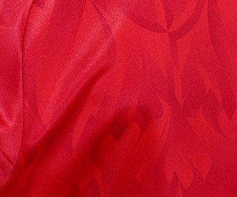 Fire graphics and flames woven into the knit fabric