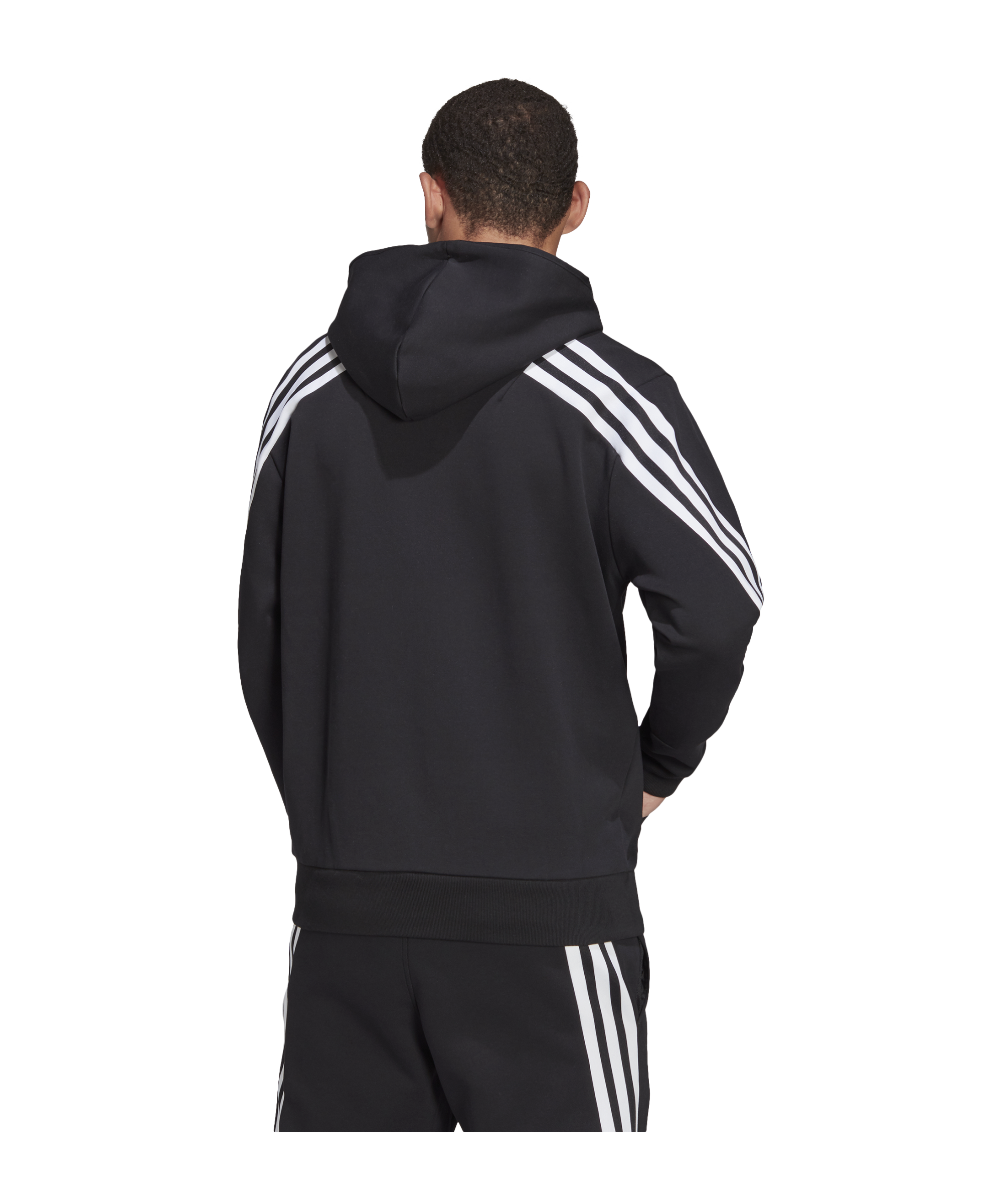 adidas Future Icons Kapuzenjacke Schwarz - schwarz