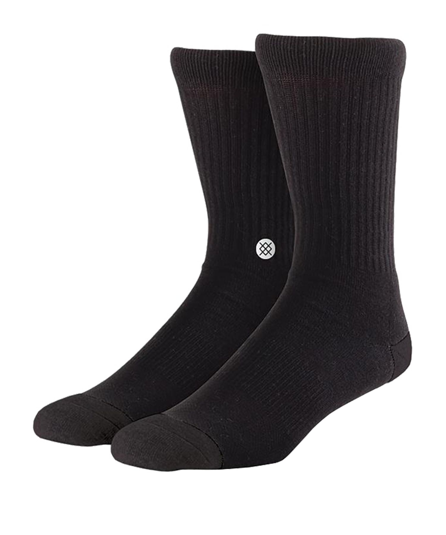 Stance Uncommon Solids Icon Socks 3er Pack Schwarz - schwarz