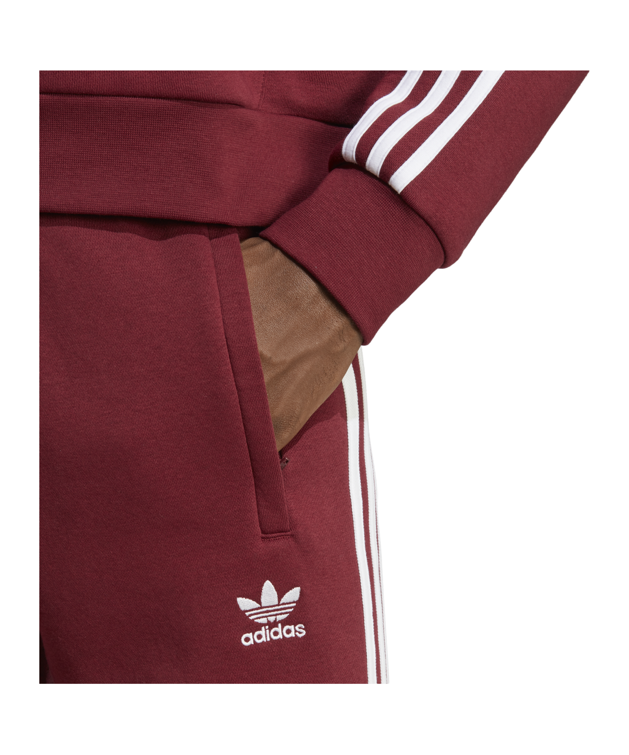 adidas Originals Adicolor Classics 3-Stripes Pants Burgundy - rot