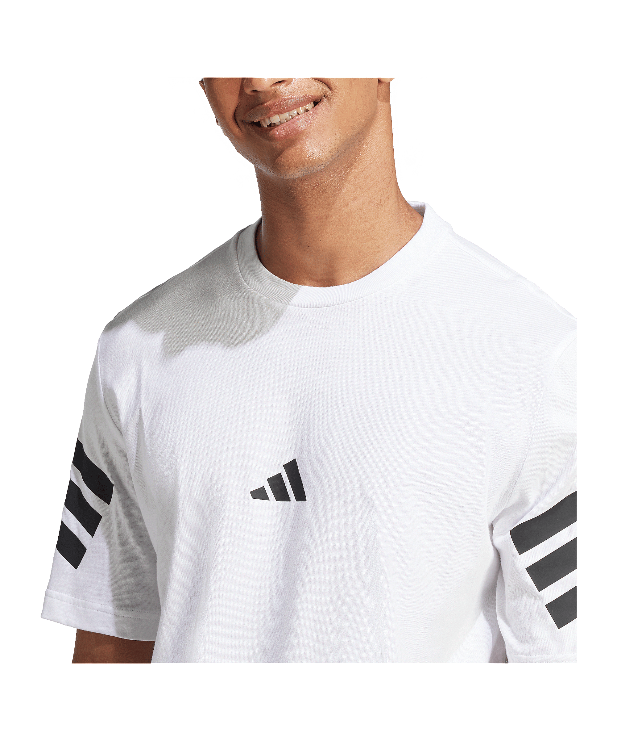 adidas Future Icons Three Stripes T-Shirt Weiß - weiss