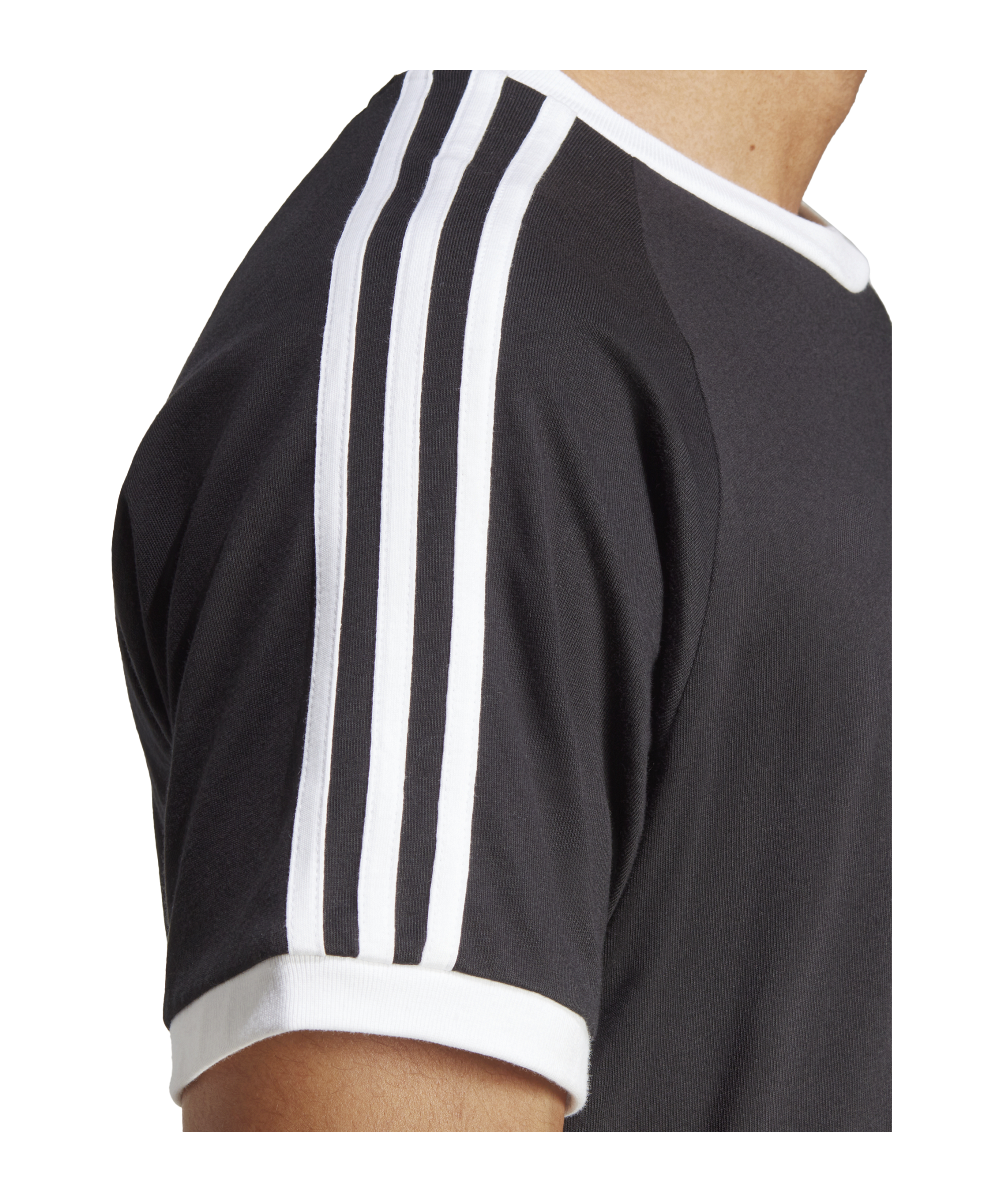 adidas Originals Adicolor Classics 3-Stripes Tee Black - schwarz
