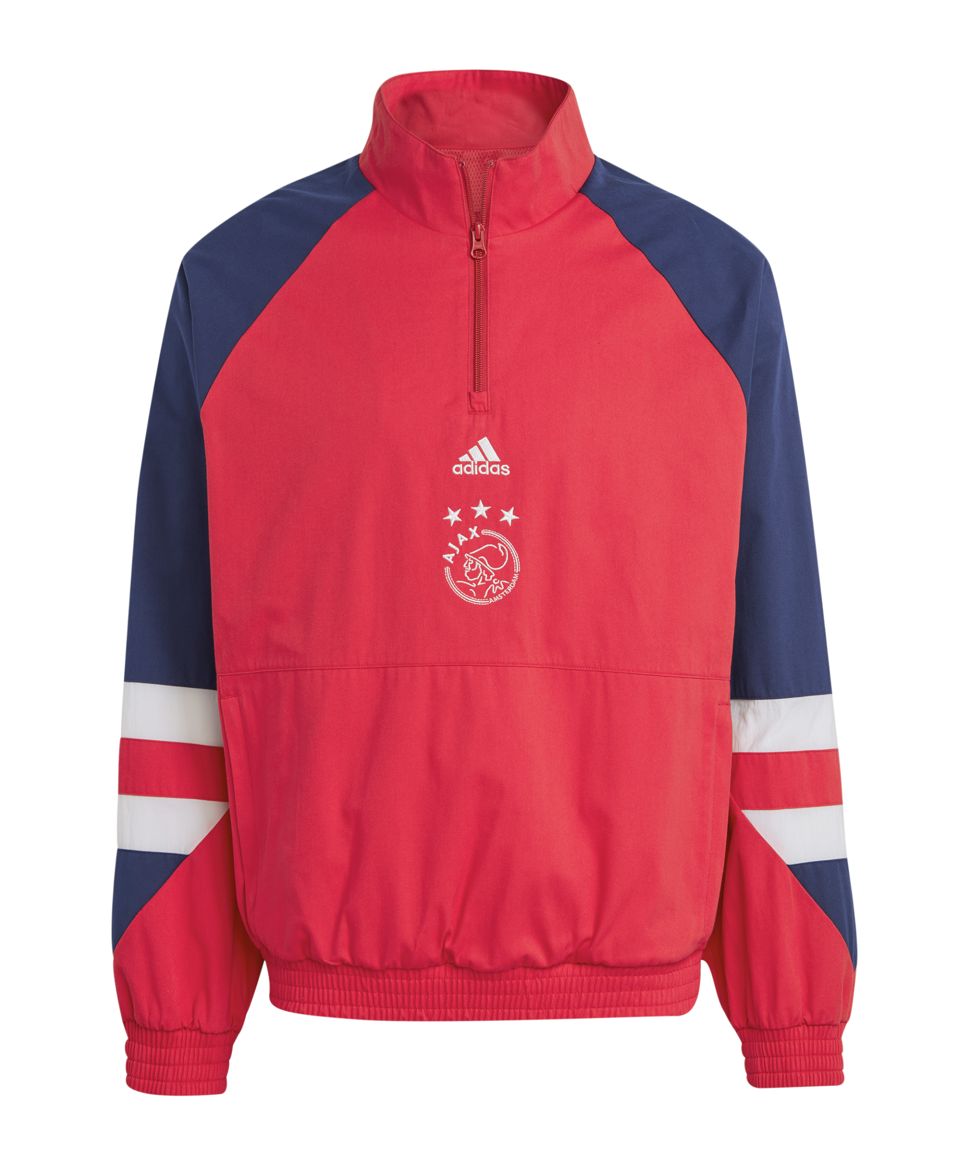 adidas Ajax Amsterdam Icon Tracktop Jacke Rot - rot