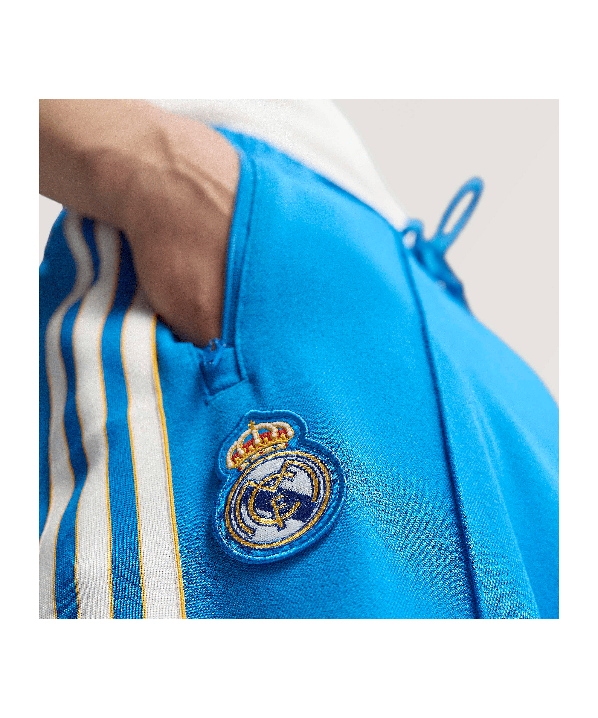 adidas Real Madrid Icon Track Hose Blau - blau