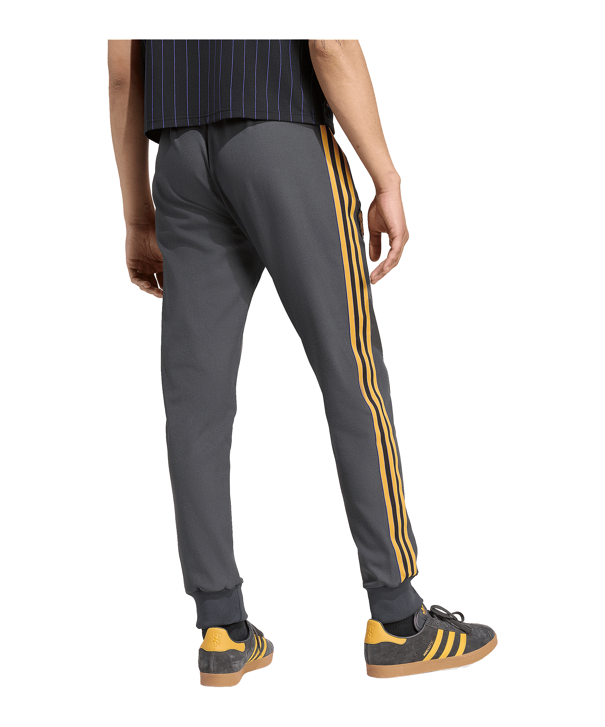 adidas Manchester United Icon Track Hose Schwarz - schwarz