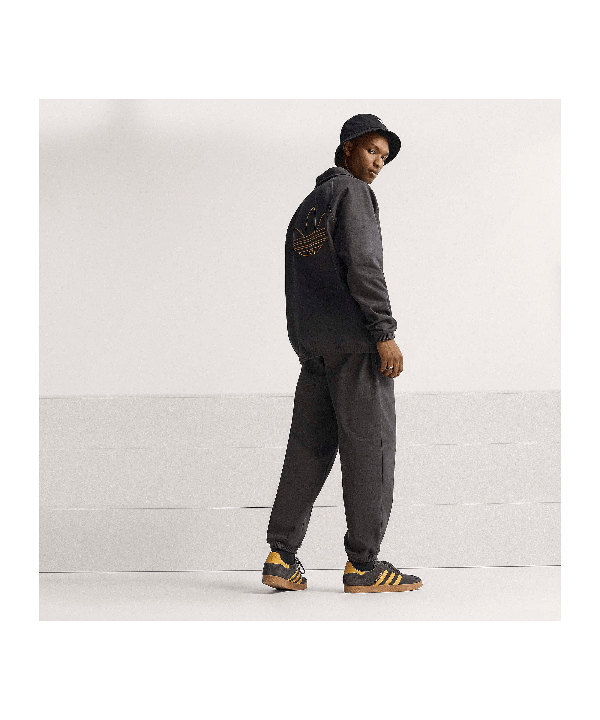 adidas Manchester United Icon Drill Hose Schwarz - schwarz