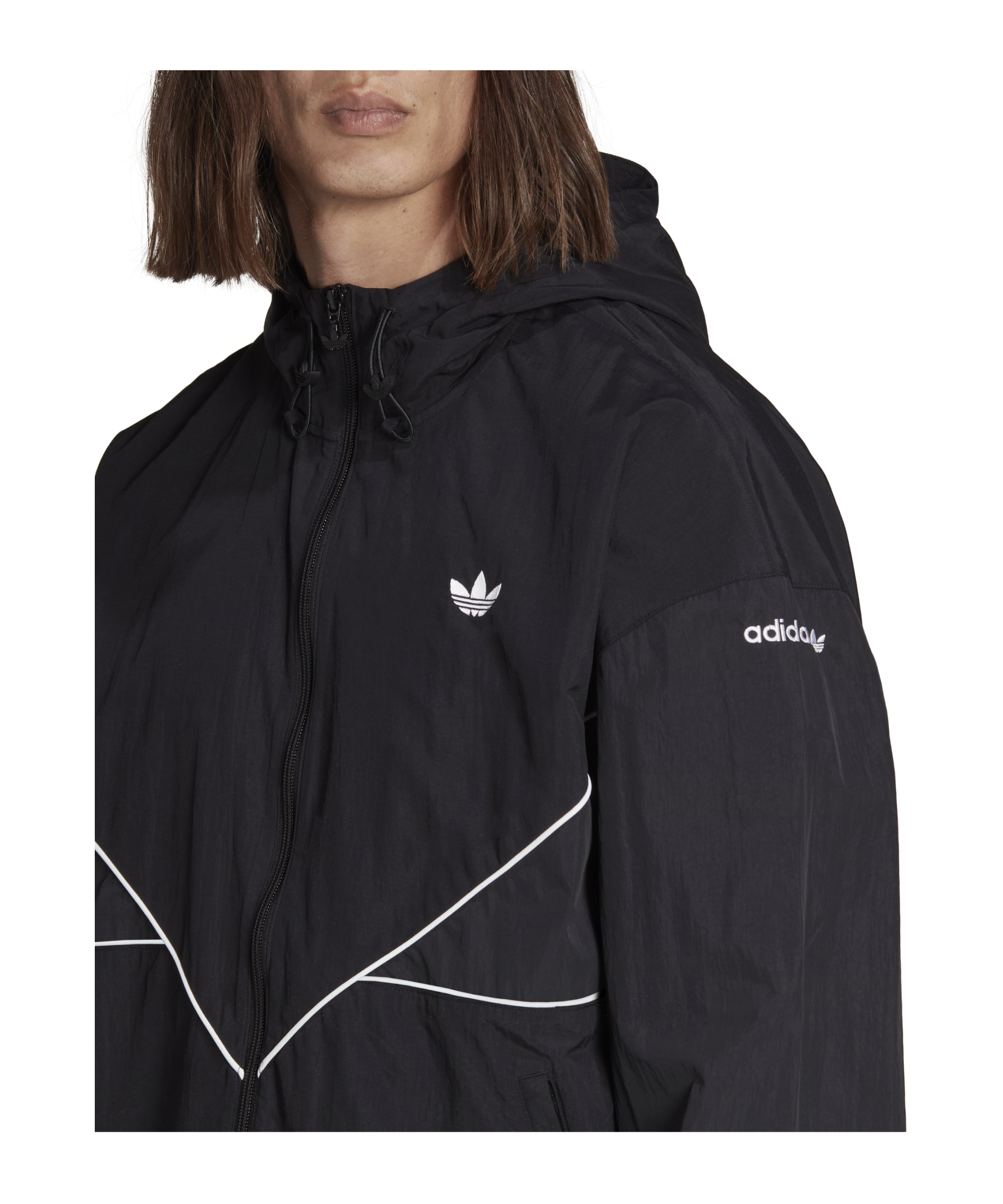 adidas Originals Adicolor Seasonal Archive Windbreaker Black - schwarz