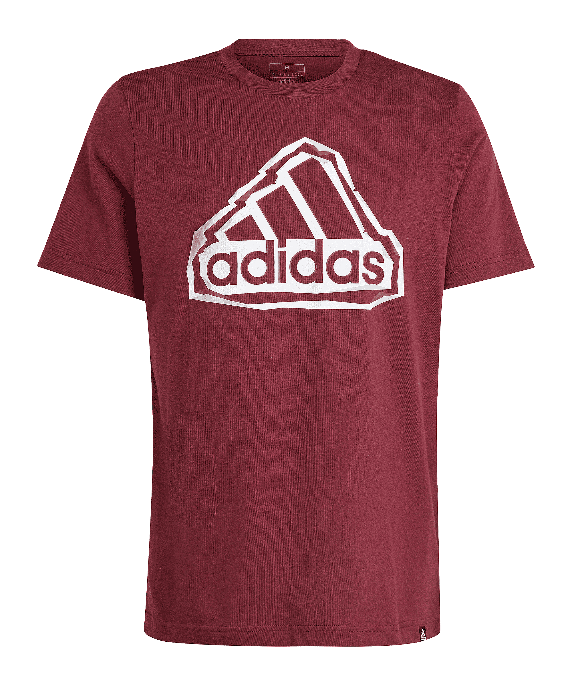 adidas Folded Icons Badge of Sport T-Shirt Rot - rot