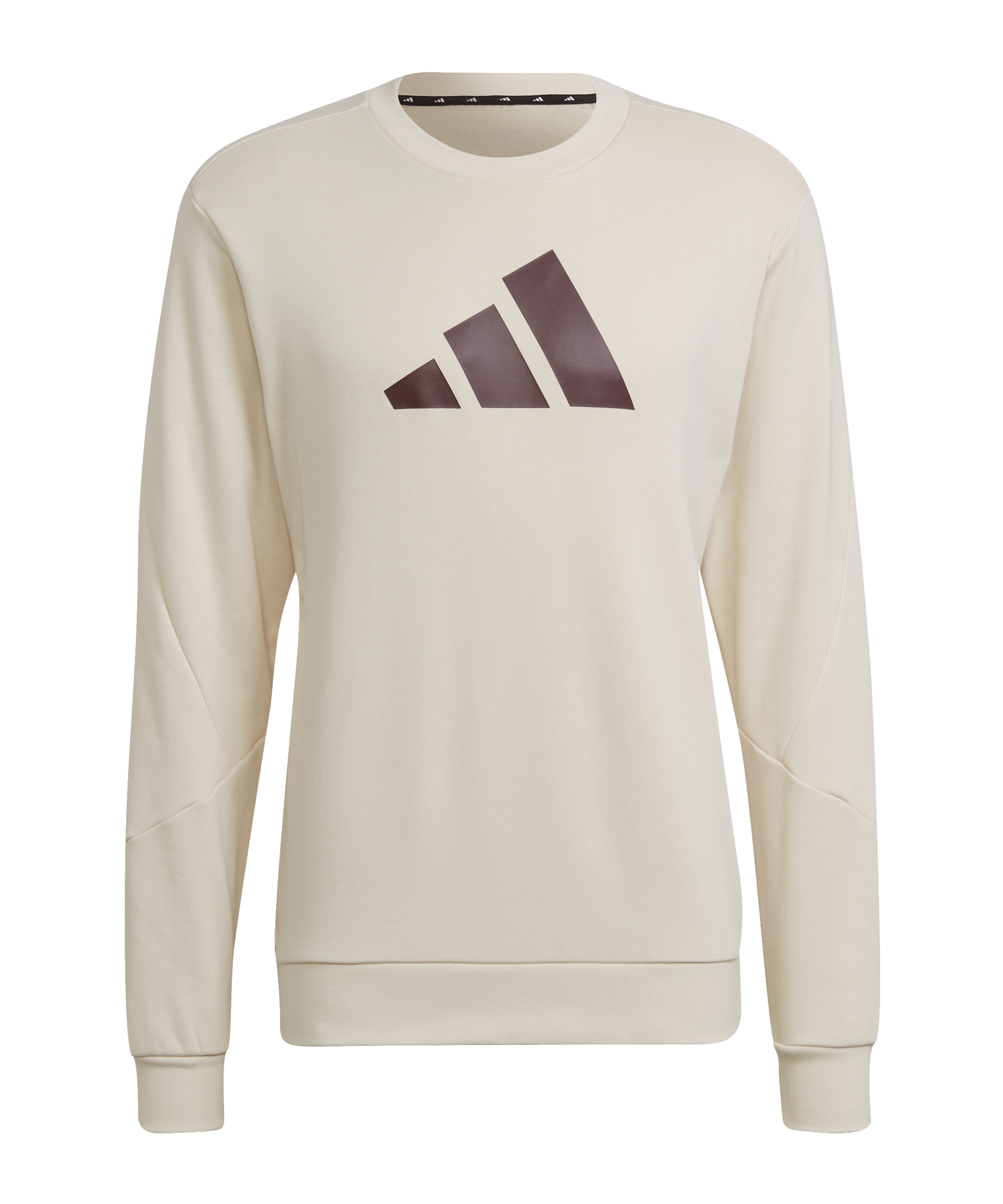 adidas Three Bar Future Icons Sweatshirt Beige - beige