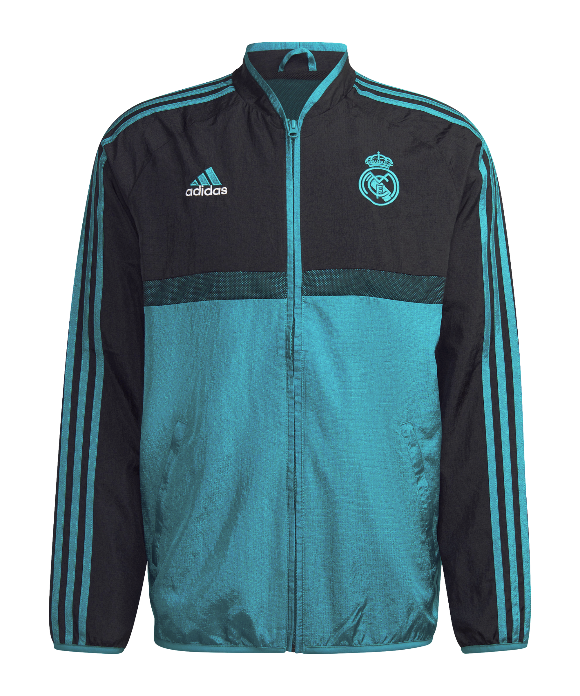 adidas Real Madrid Icon Woven Jacke Schwarz - schwarz