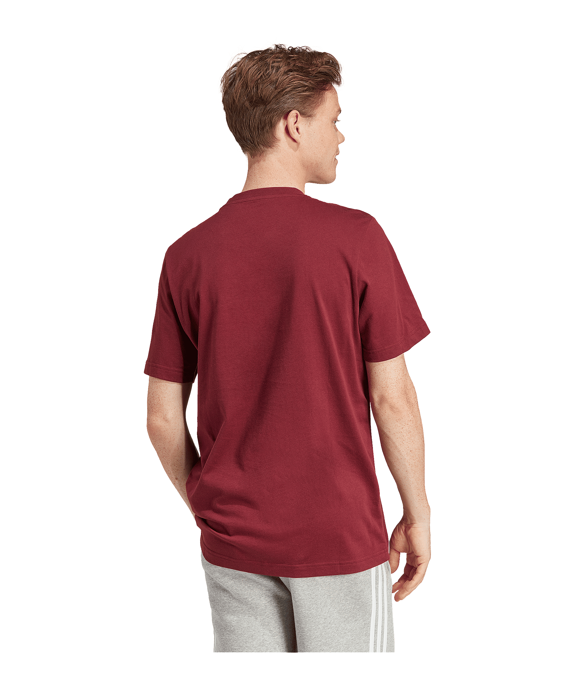 adidas Folded Icons Badge of Sport T-Shirt Rot - rot