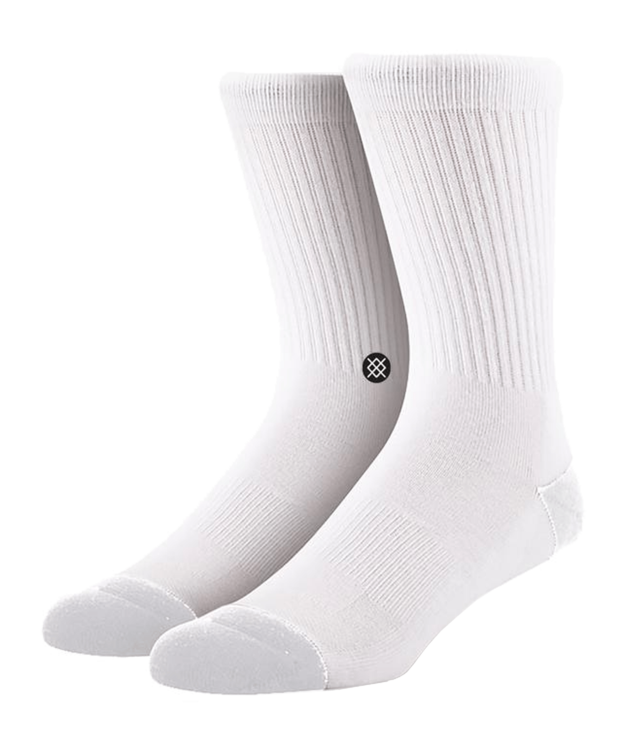 Stance Uncommon Solids Icon Socks 3er Pack Weiss - weiss