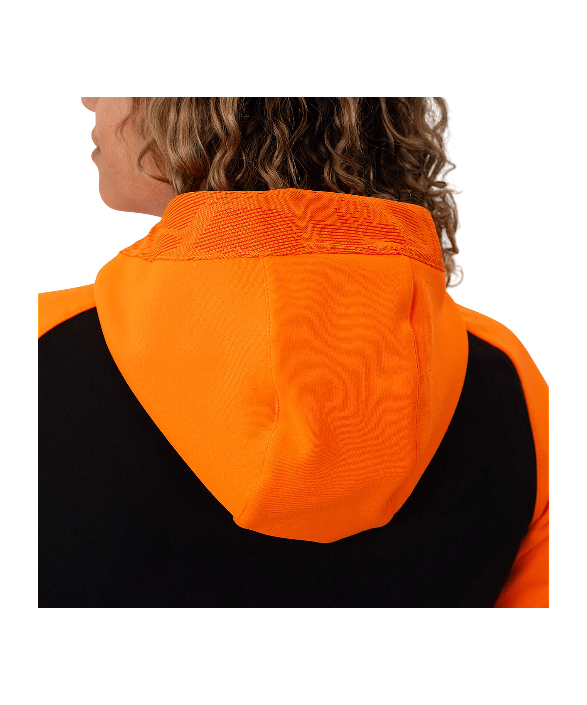 JAKO Icon Kapuzenjacke Damen Schwarz Orange F807 - orange