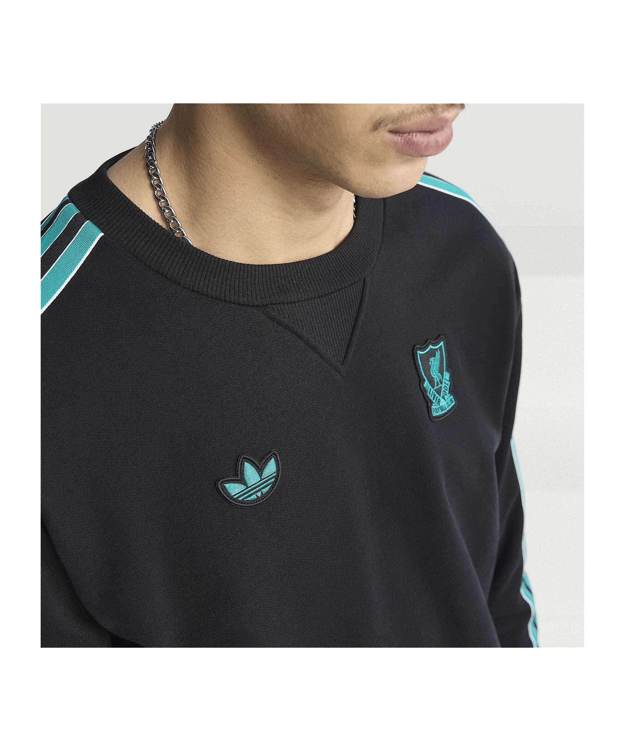 adidas FC Liverpool Icon Sweatshirt Schwarz - schwarz