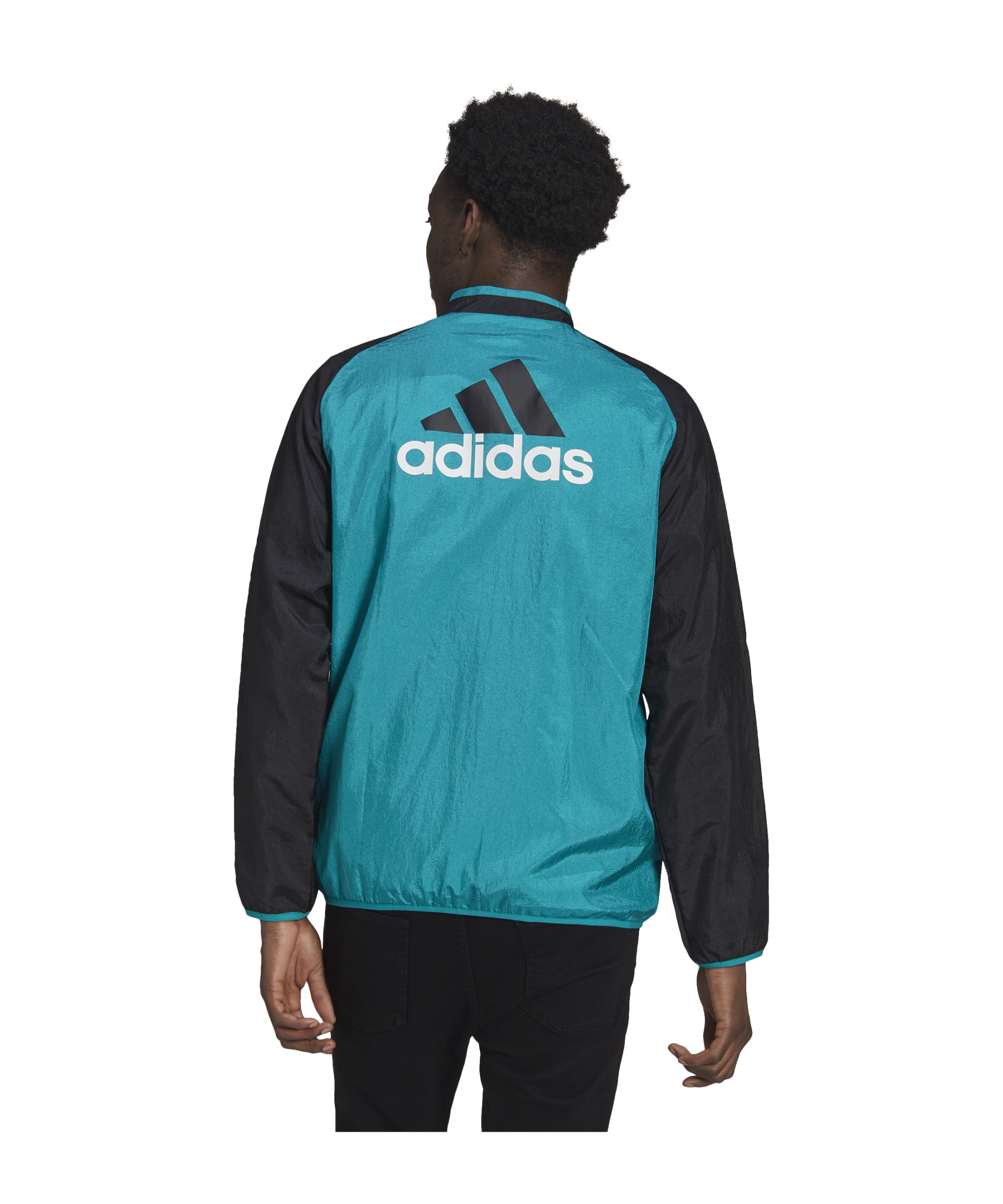 adidas Real Madrid Icon Woven Jacke Schwarz - schwarz