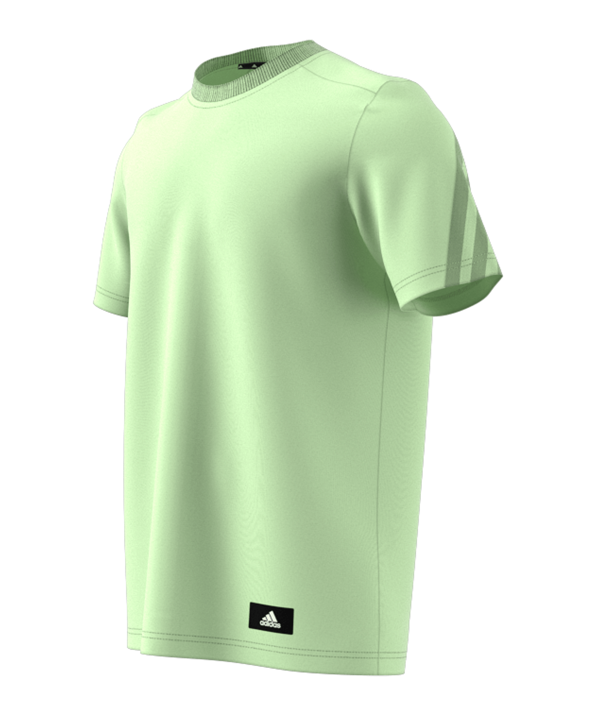 adidas 3 Stripes Future Icons T-Shirt Grün - hellgruen