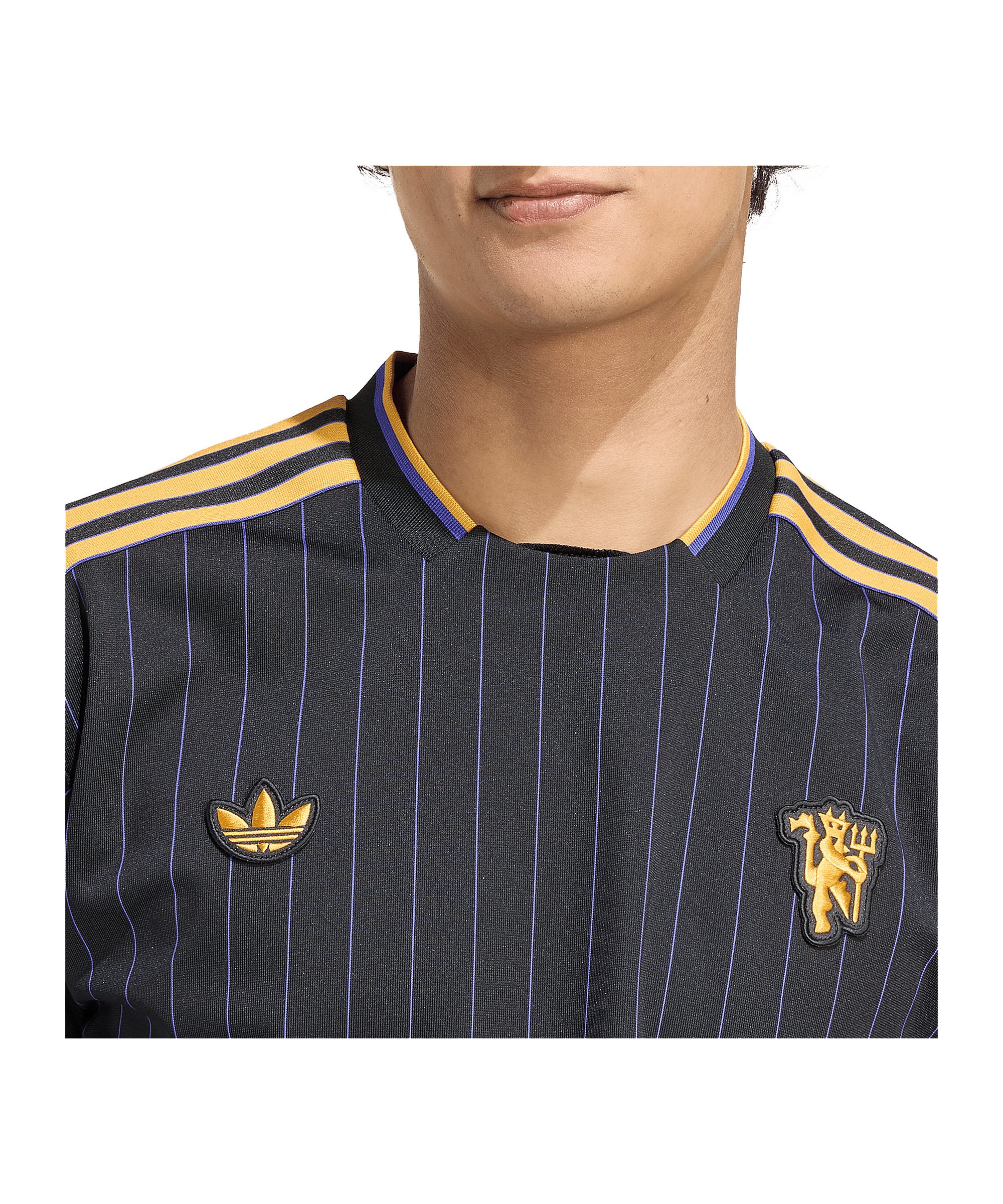 adidas Manchester United Icon Trikot Schwarz - schwarz