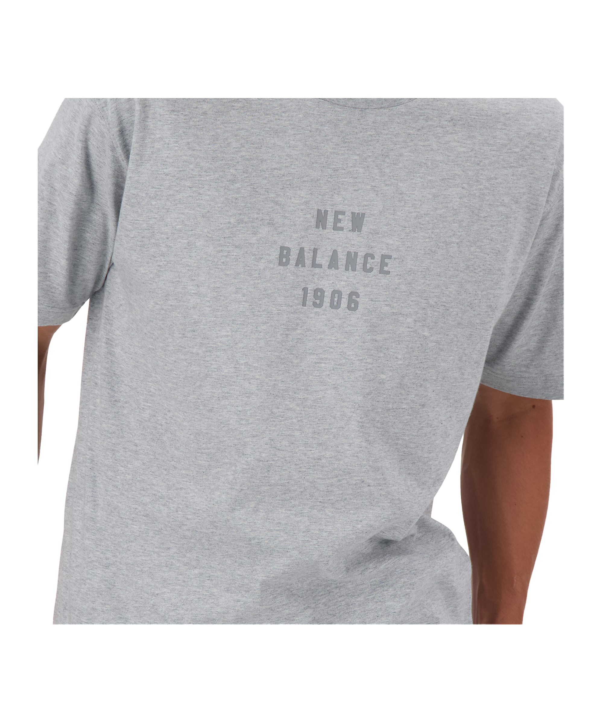 New Balance Iconic Collegiate Graphic T-Shirt FAG - grau