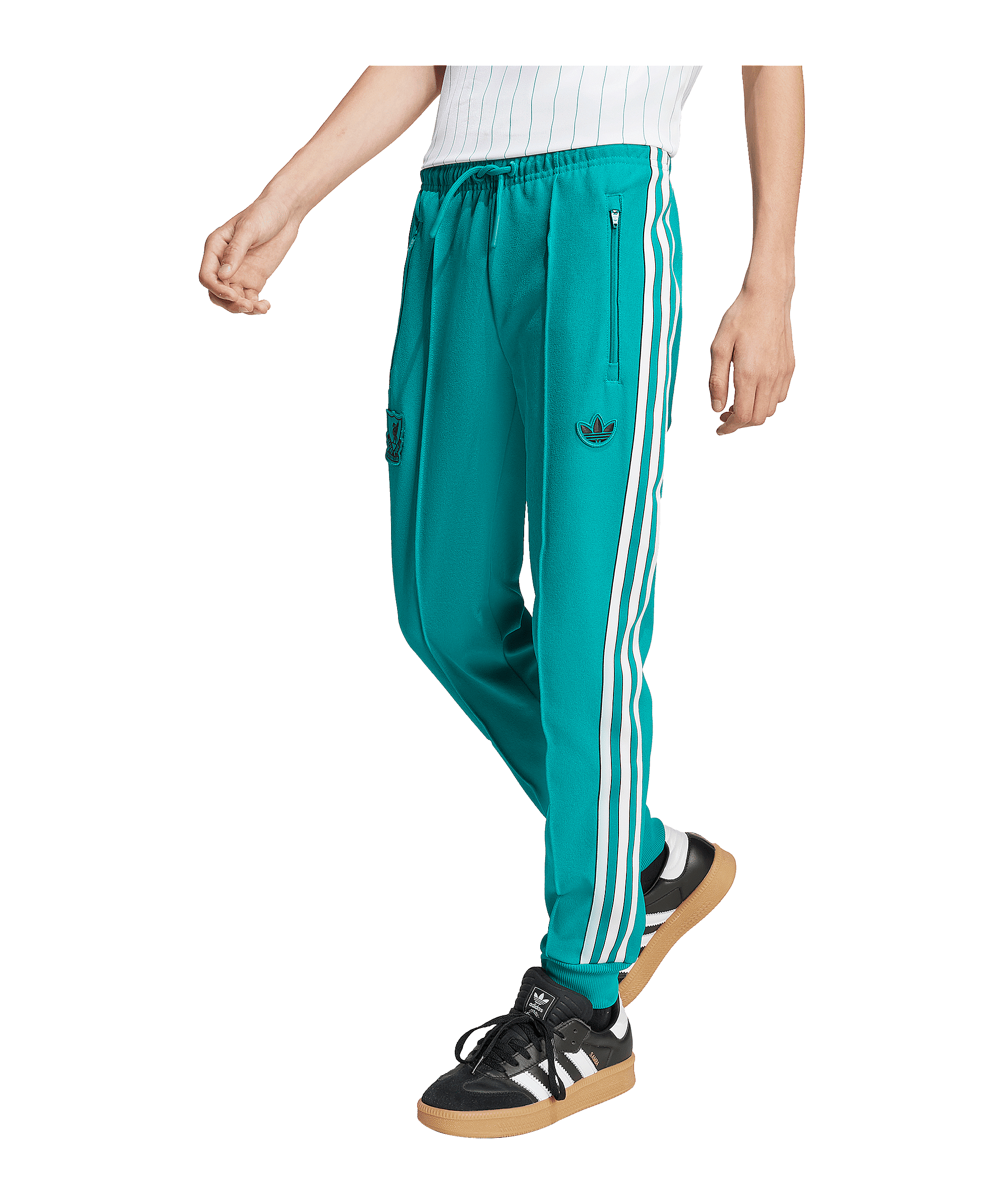 adidas FC Liverpool Icon Track Hose Kids Grün - gruen