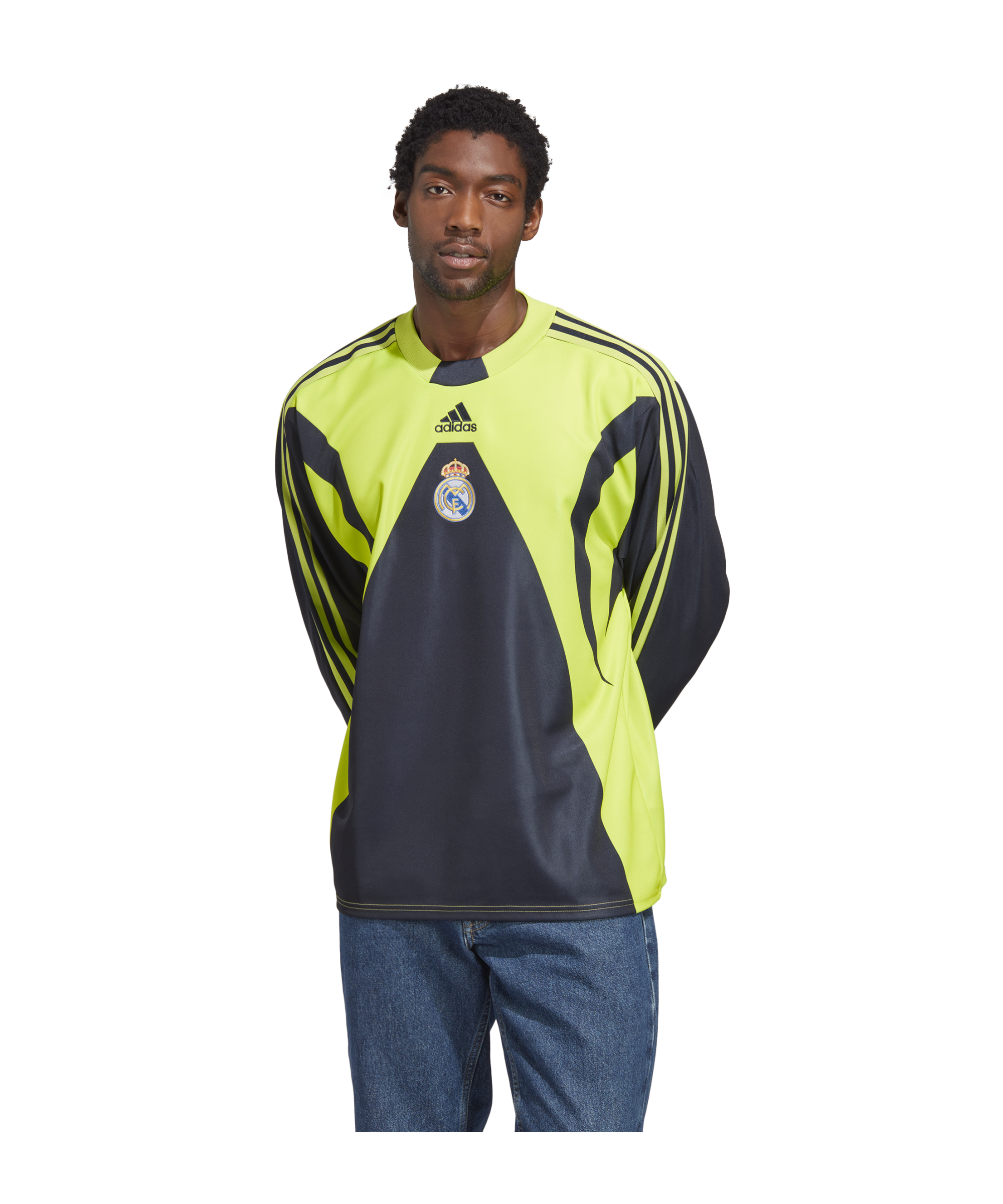 adidas Real Madrid Icon Torwarttrikot Blau - blau