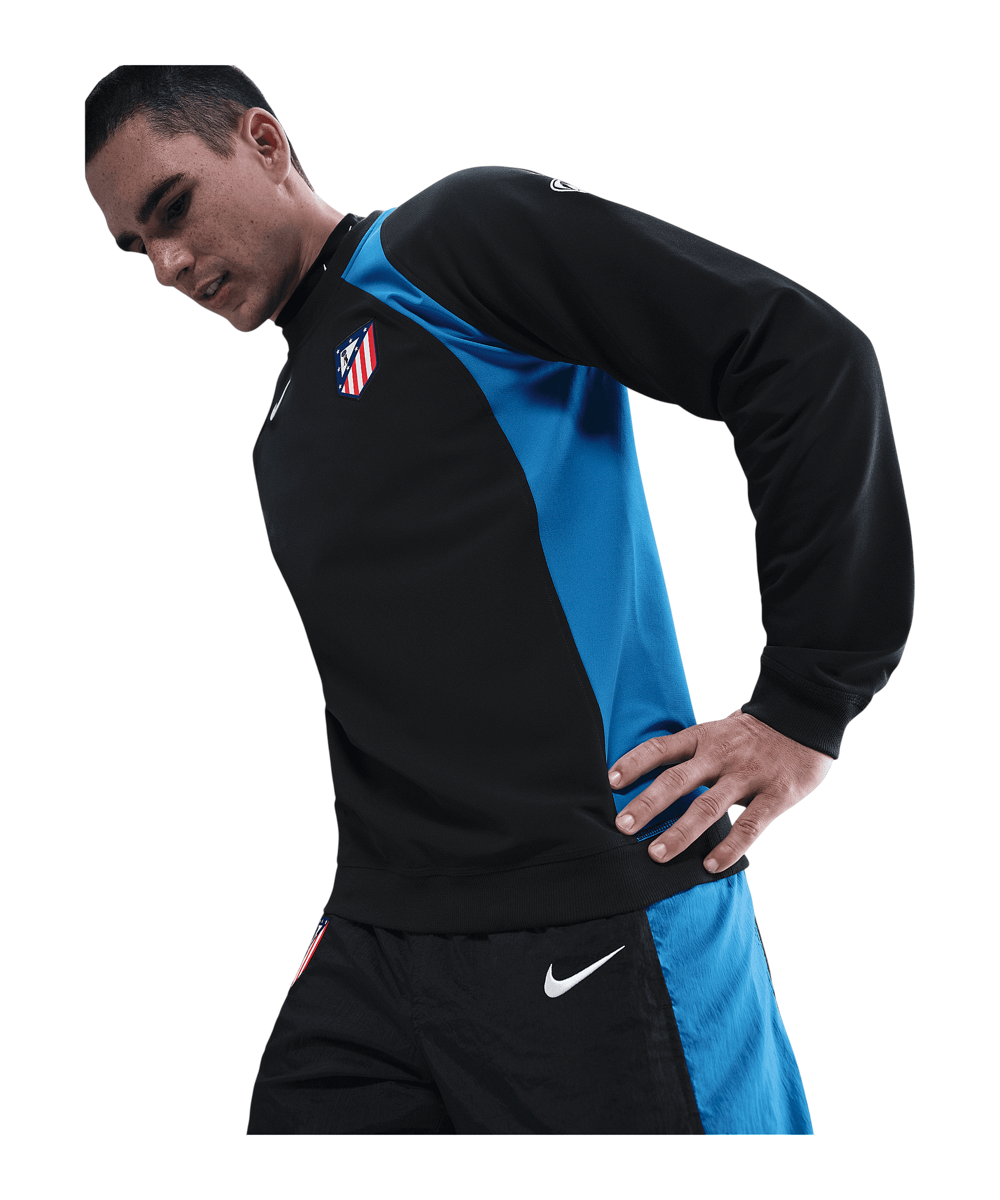 Nike Atletico Madrid T90 Sweatshirt Schwarz F010 - schwarz