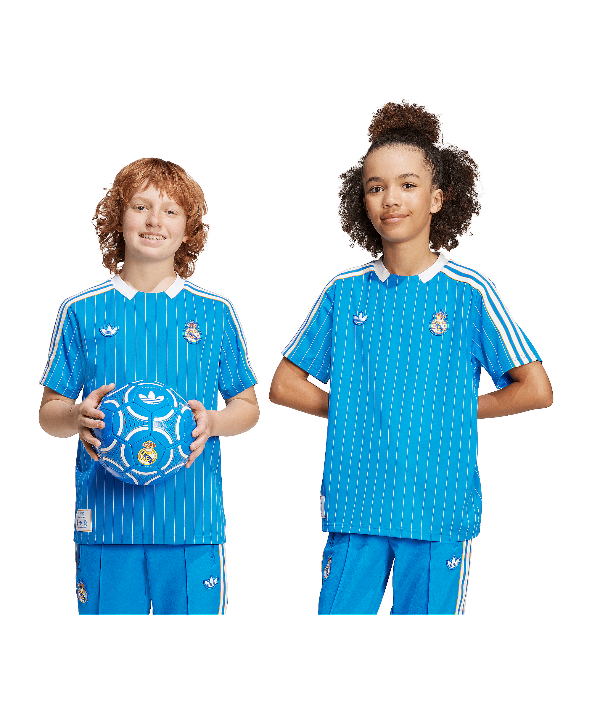 adidas Real Madrid Icon Trikot Kids Blau - blau