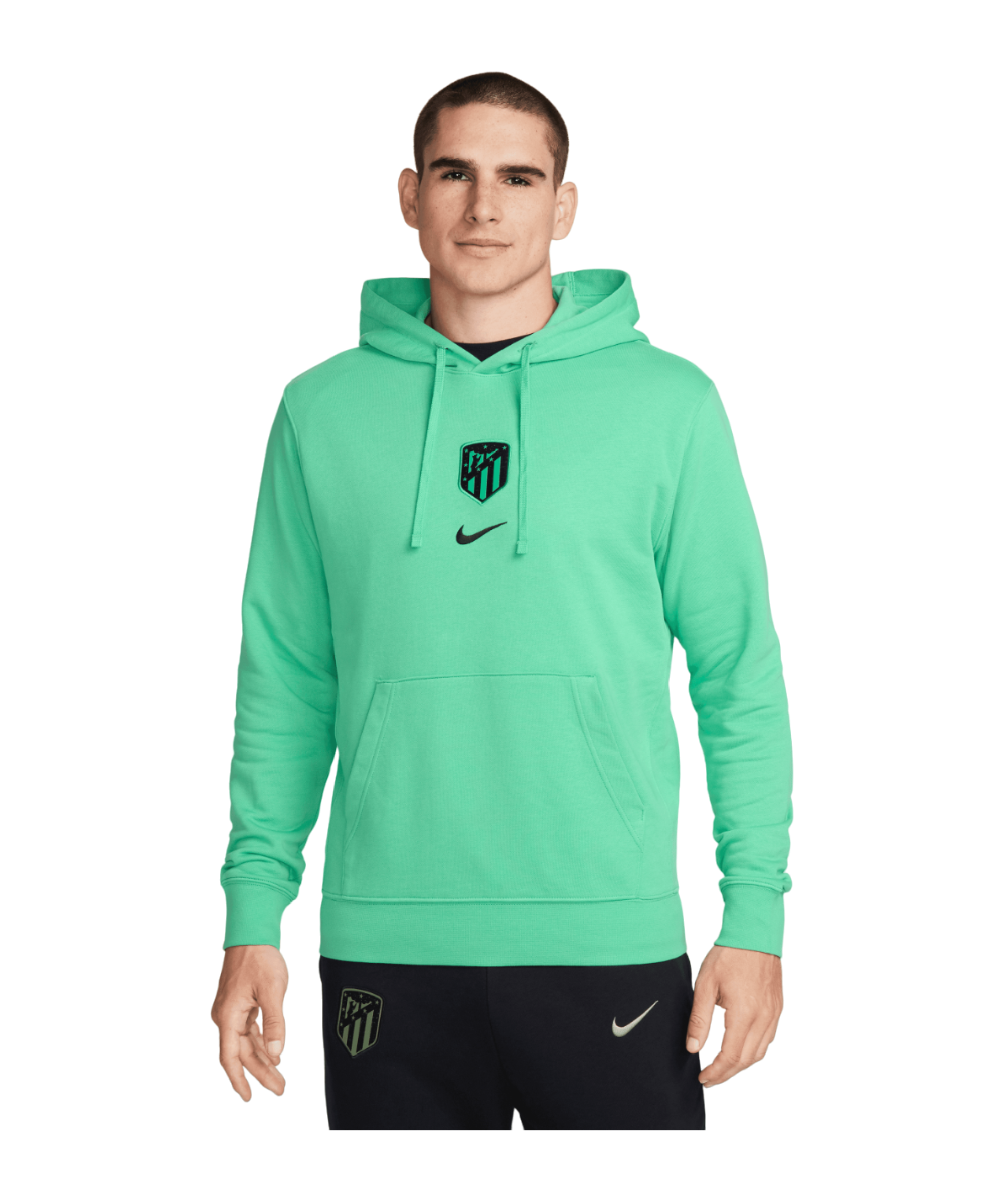 Nike Atletico Madrid Hoody Grün F363 - gruen