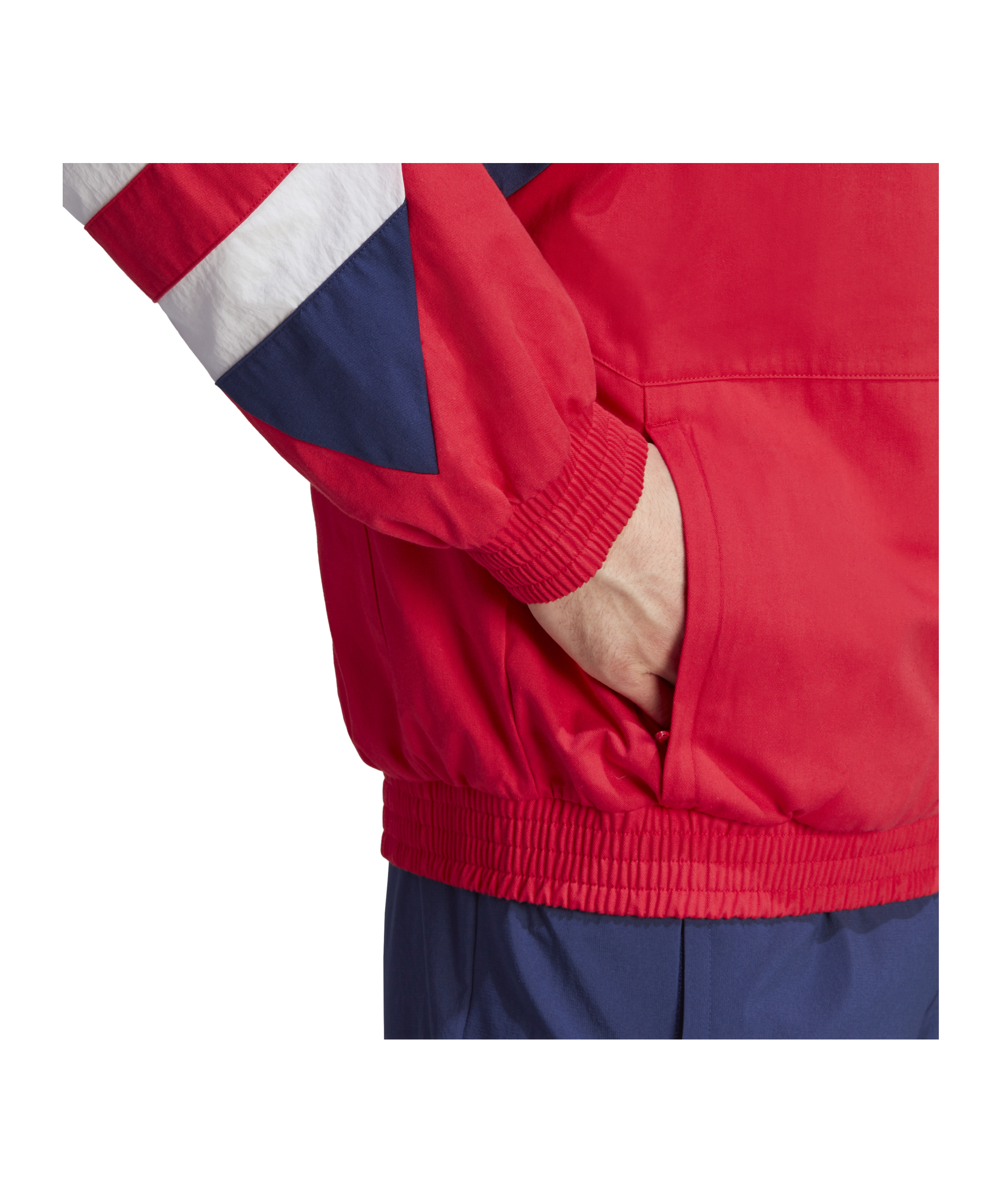 adidas Ajax Amsterdam Icon Tracktop Jacke Rot - rot