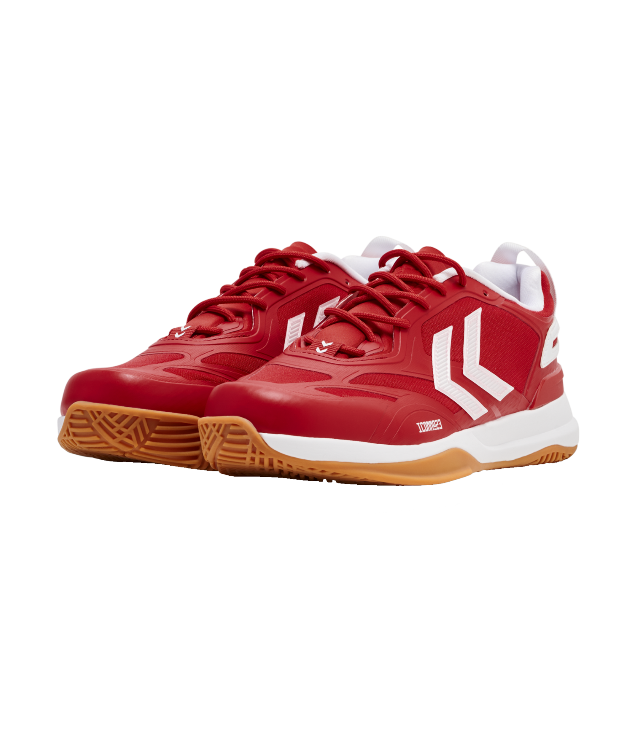 Hummel DAGAZ 2.0 Icon Hallenschuh Rot F4120 - weiss