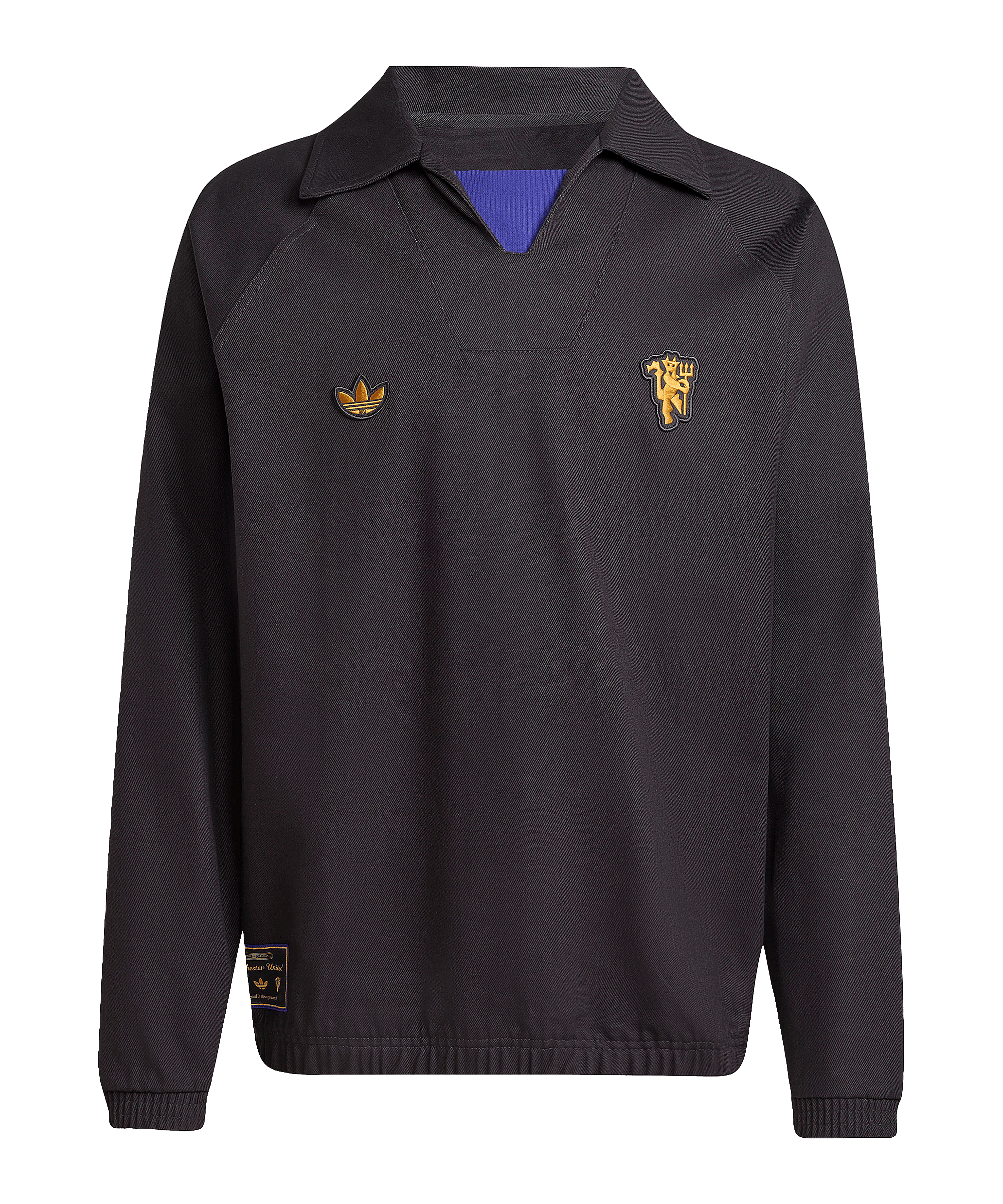 adidas Manchester United Icon Drill Sweatshirt Schwarz - schwarz