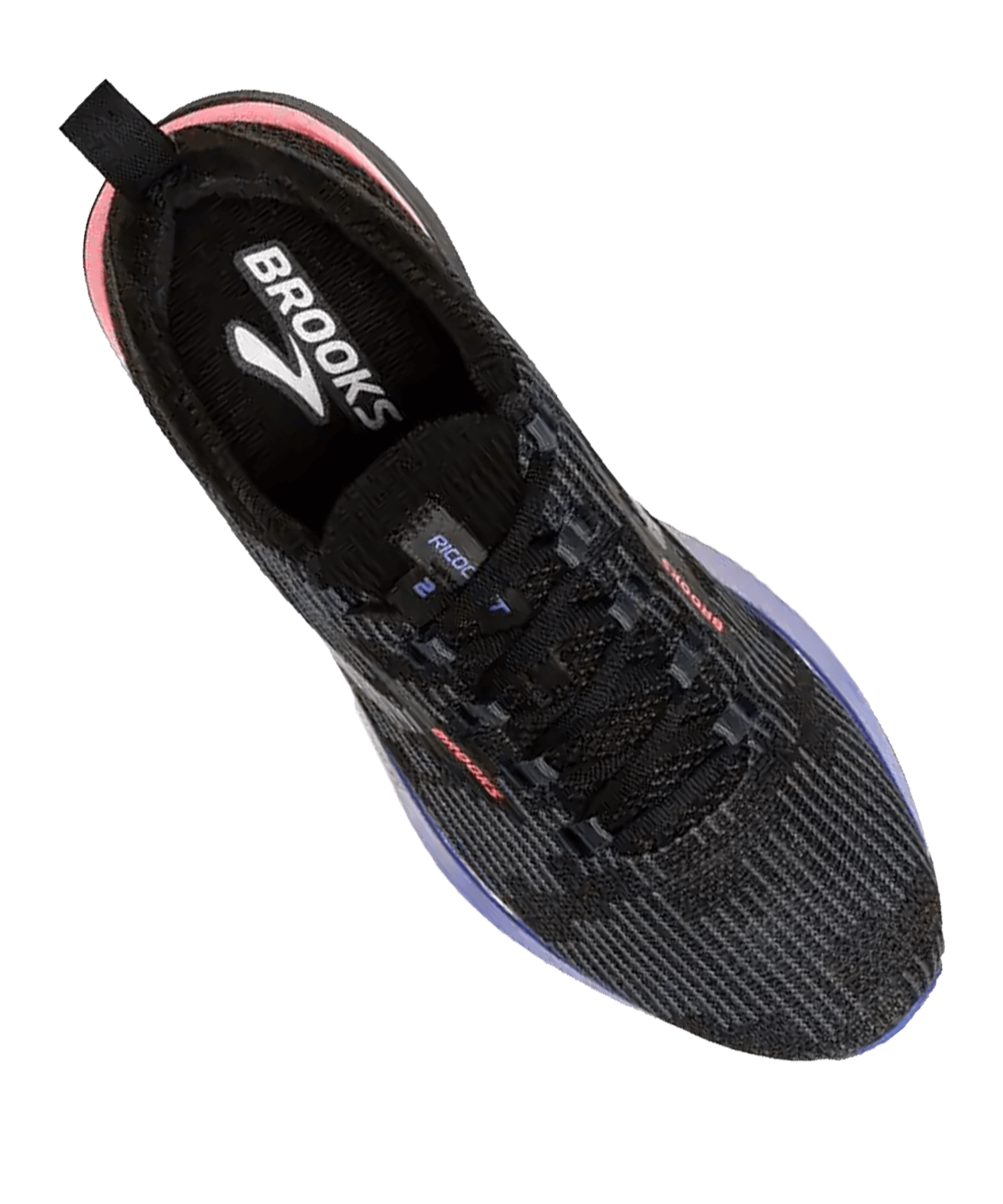 Brooks Ricochet 2 Running Damen Schwarz Coral F015 - schwarz