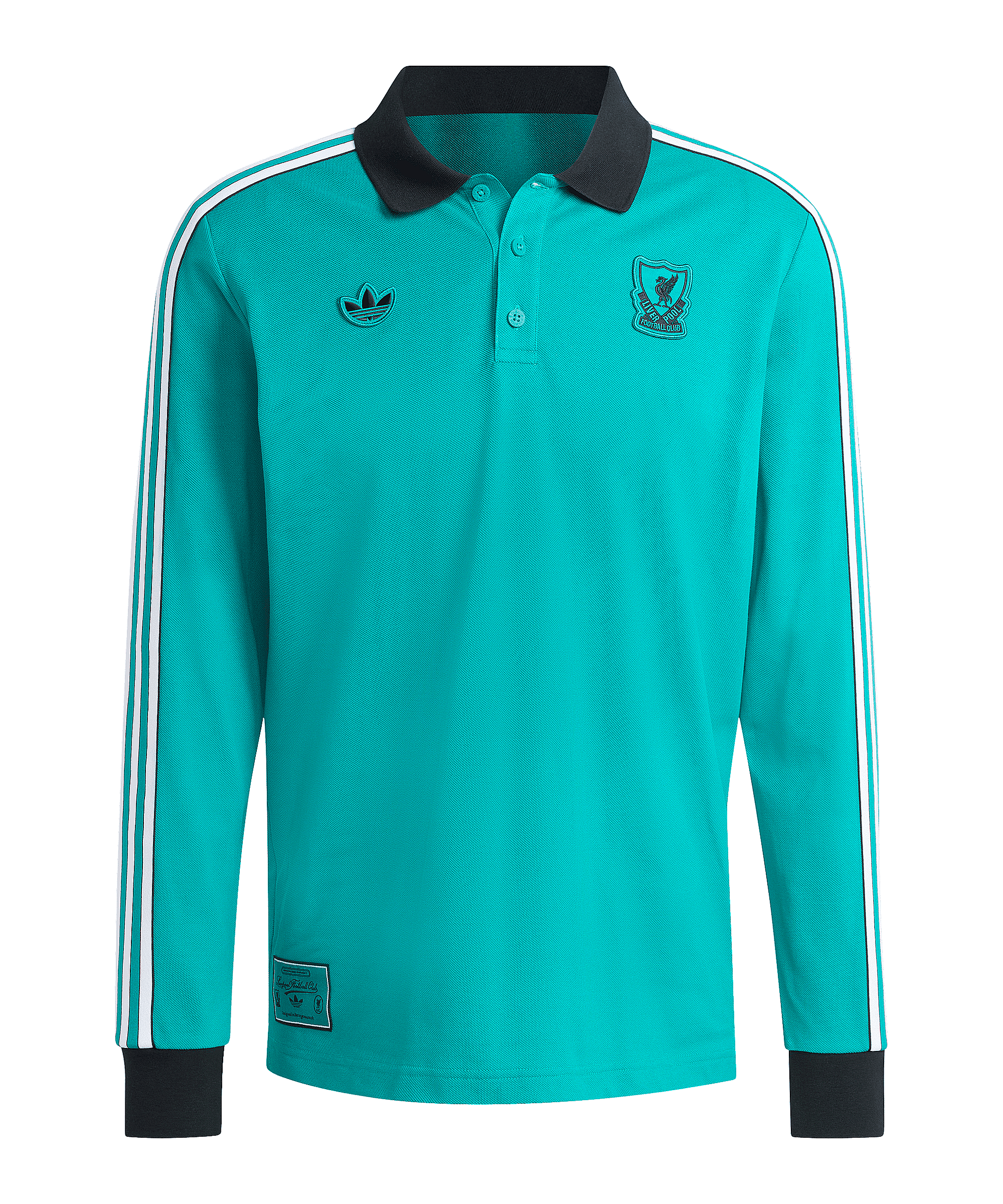 adidas FC Liverpool Icon Long Sleeve Polo Grün - gruen