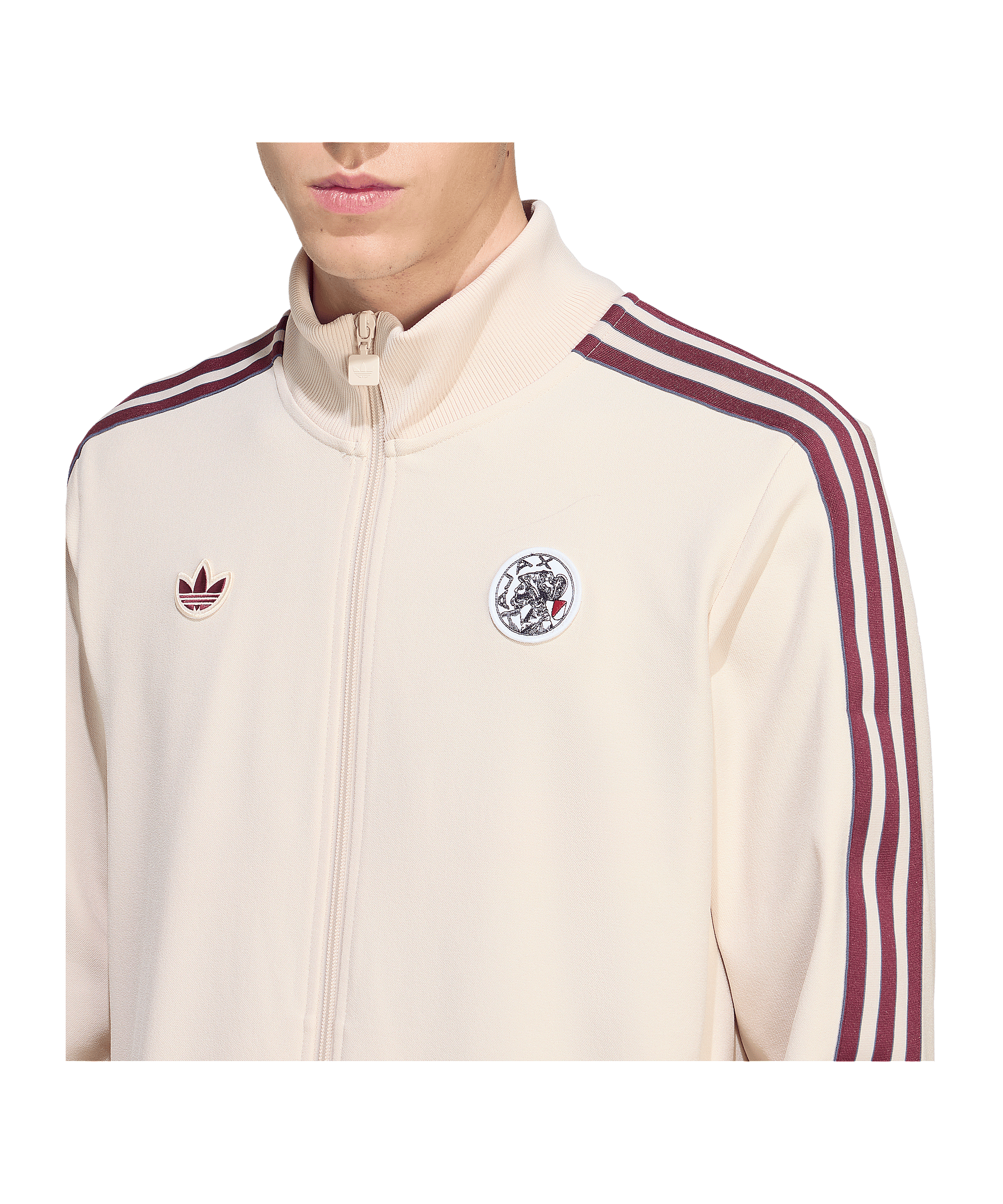 adidas Ajax Amsterdam Icon Track Sweatshirt Beige - beige