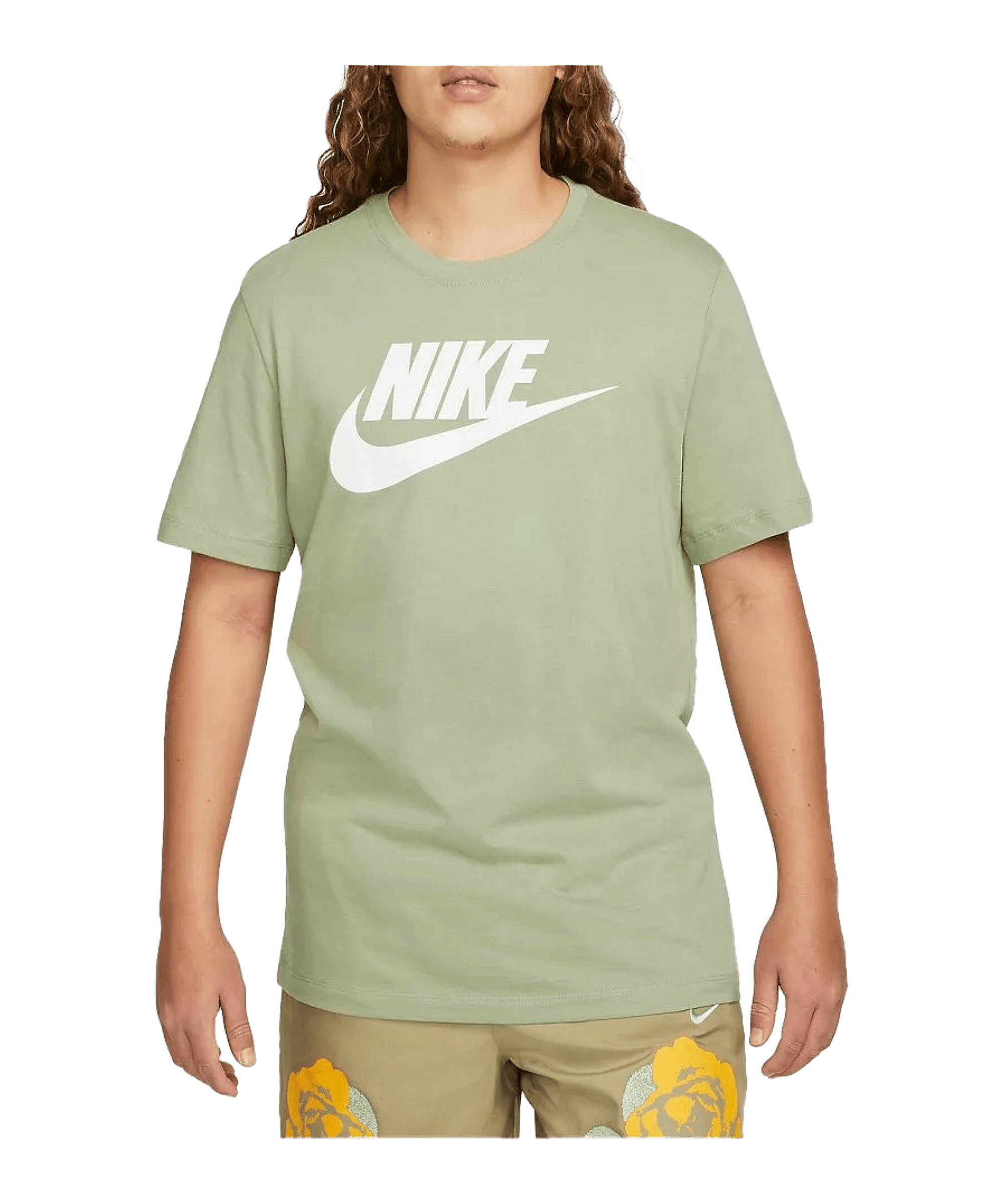 Nike Icon Futura T-Shirt Grün F386 - gruen