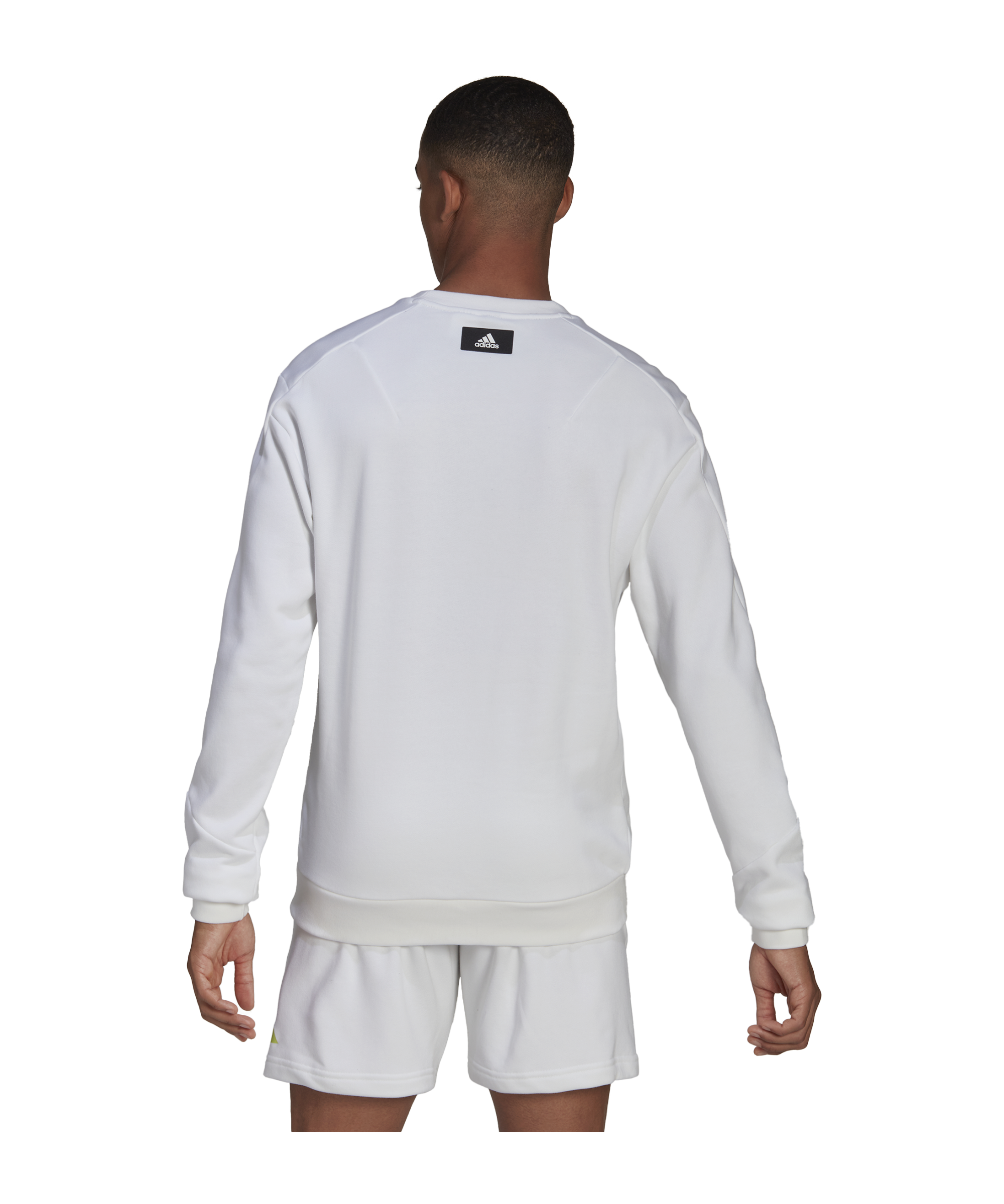 adidas Three Bar Future Icons Sweatshirt Weiss - weiss