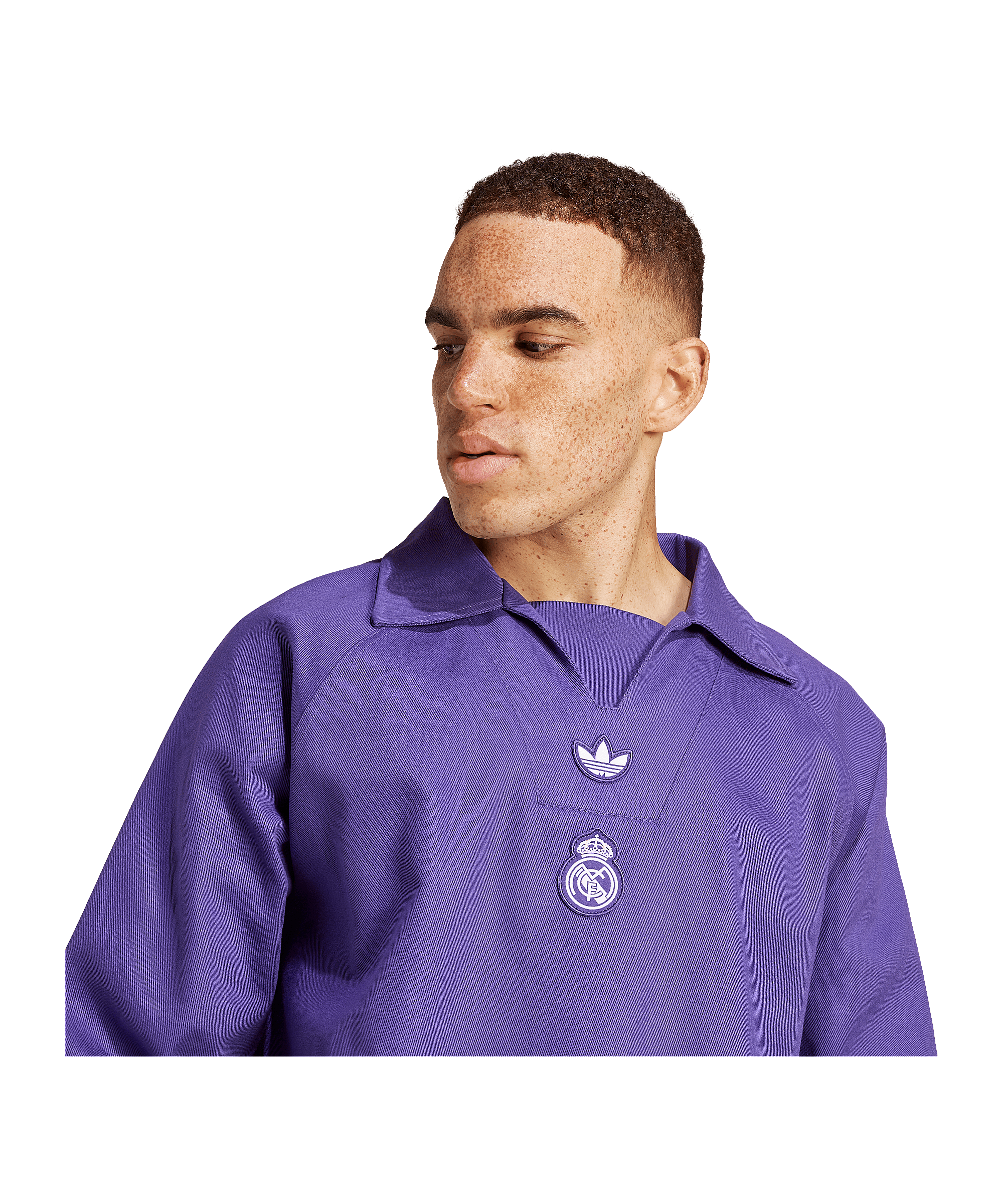 adidas Real Madrid Terrace Icon Sweatshirt Lila - lila