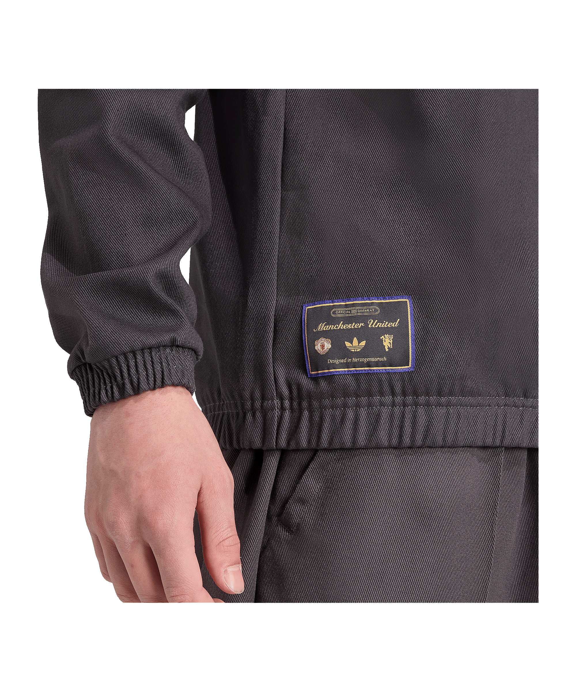 adidas Manchester United Icon Drill Sweatshirt Schwarz - schwarz