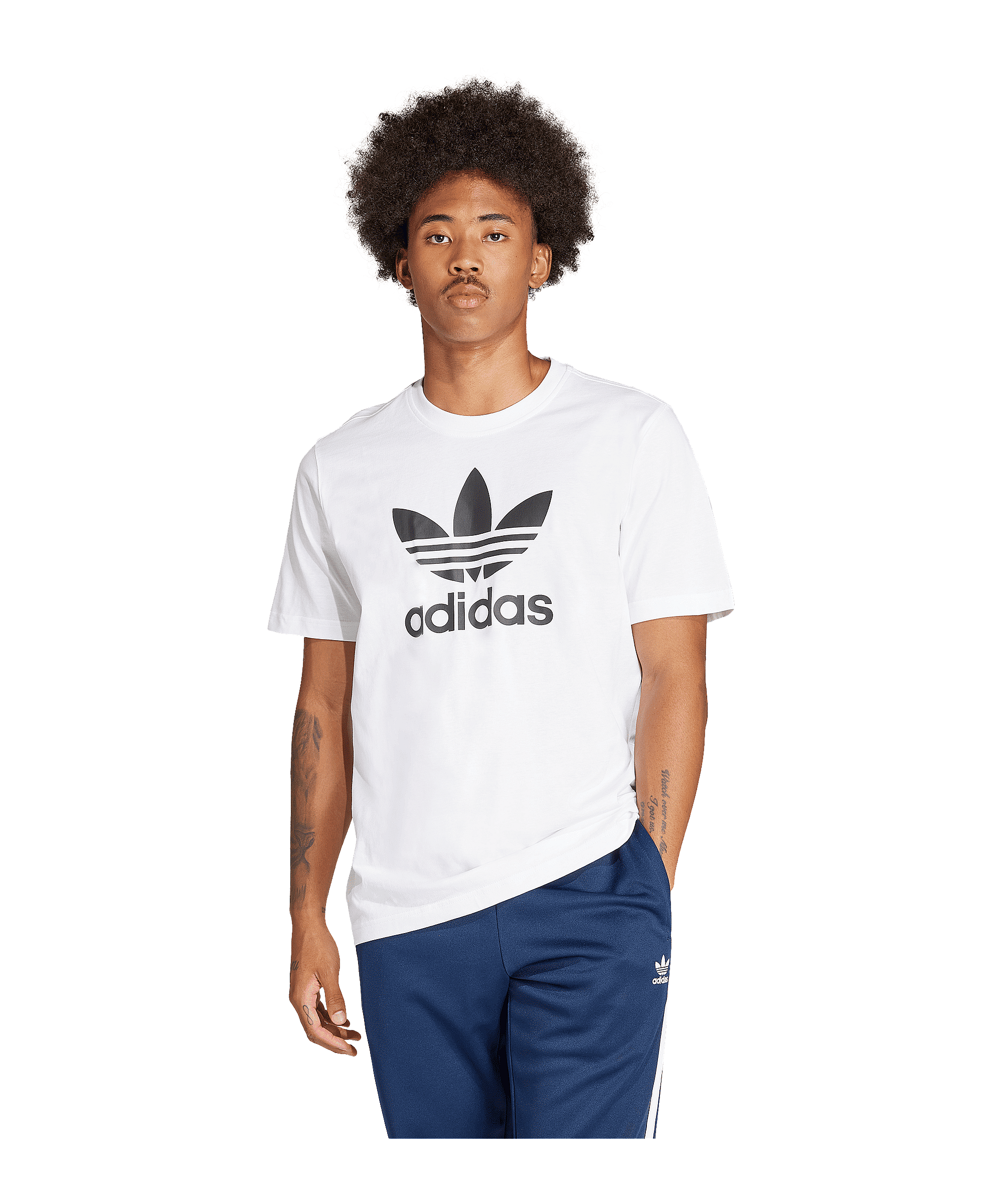 adidas Originals Adicolor Trefoil T-Shirt Weiss - weiss
