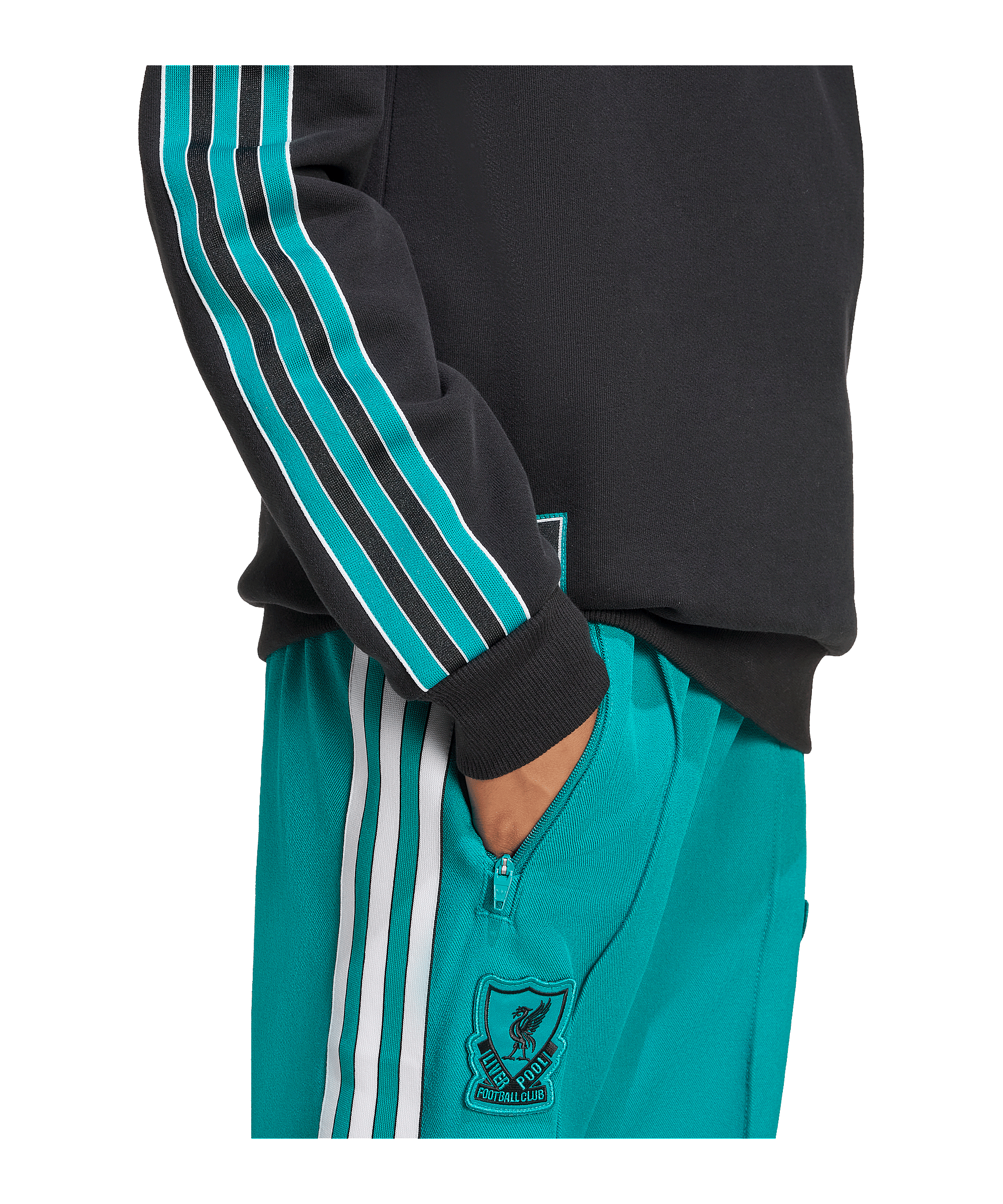adidas FC Liverpool Icon Sweatshirt Kids Schwarz - schwarz